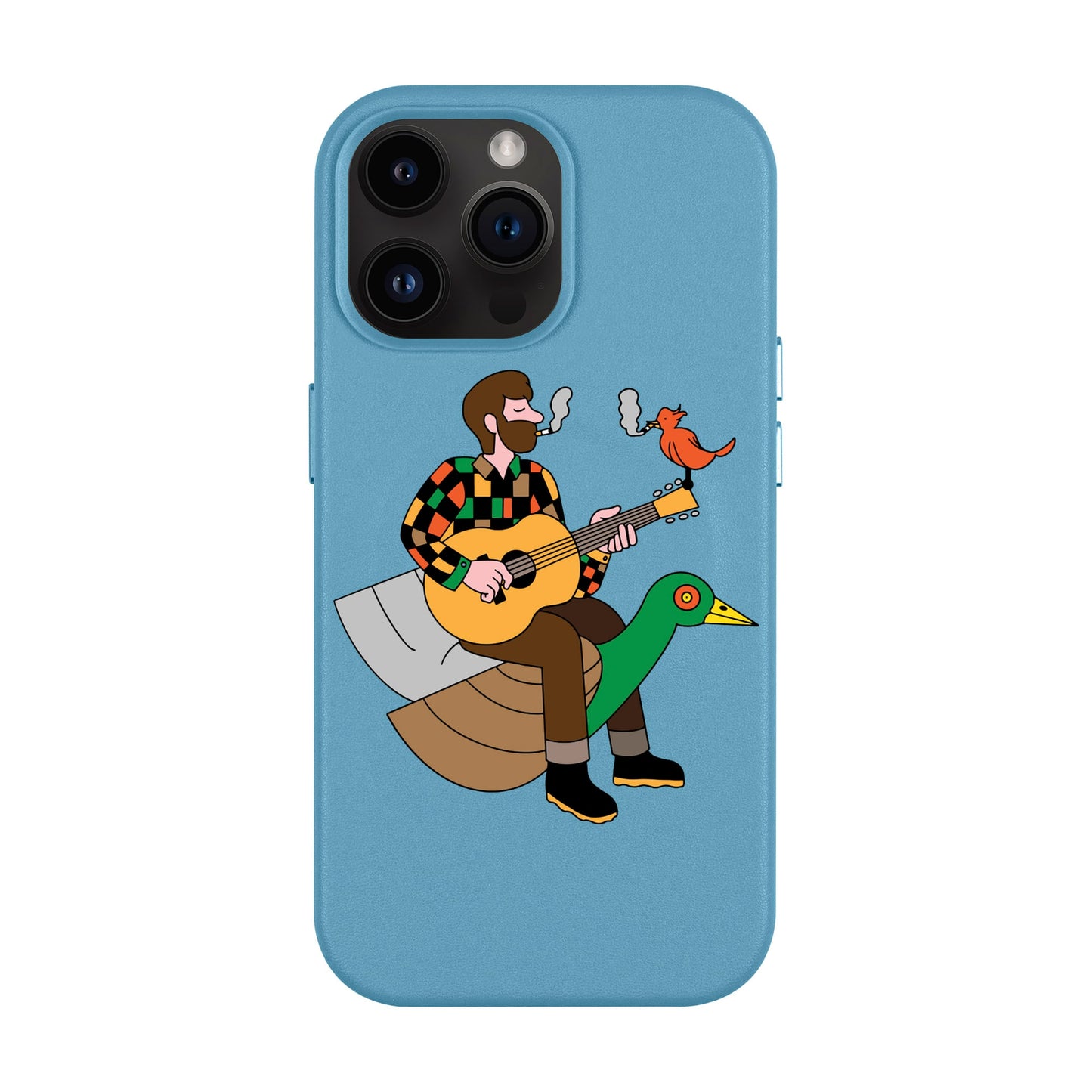 BIRDS OF A FEATHER-iPhone 14 Pro Max Leather Kılıf MagSafe Özellikli
