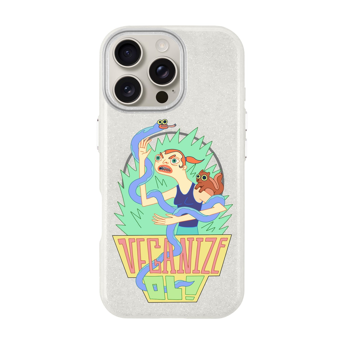 VEGANİZE-iPhone 16 Pro Max Radiant Kılıf MagSafe Özellikli