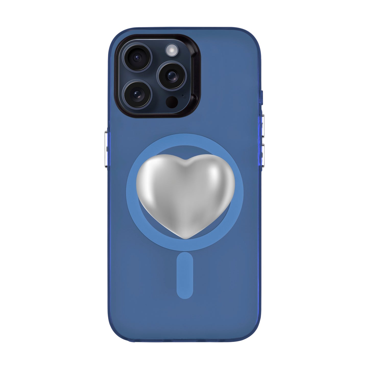 SILVER HEART-iPhone 15 Pro Max Hold Kılıf MagSafe Özellikli
