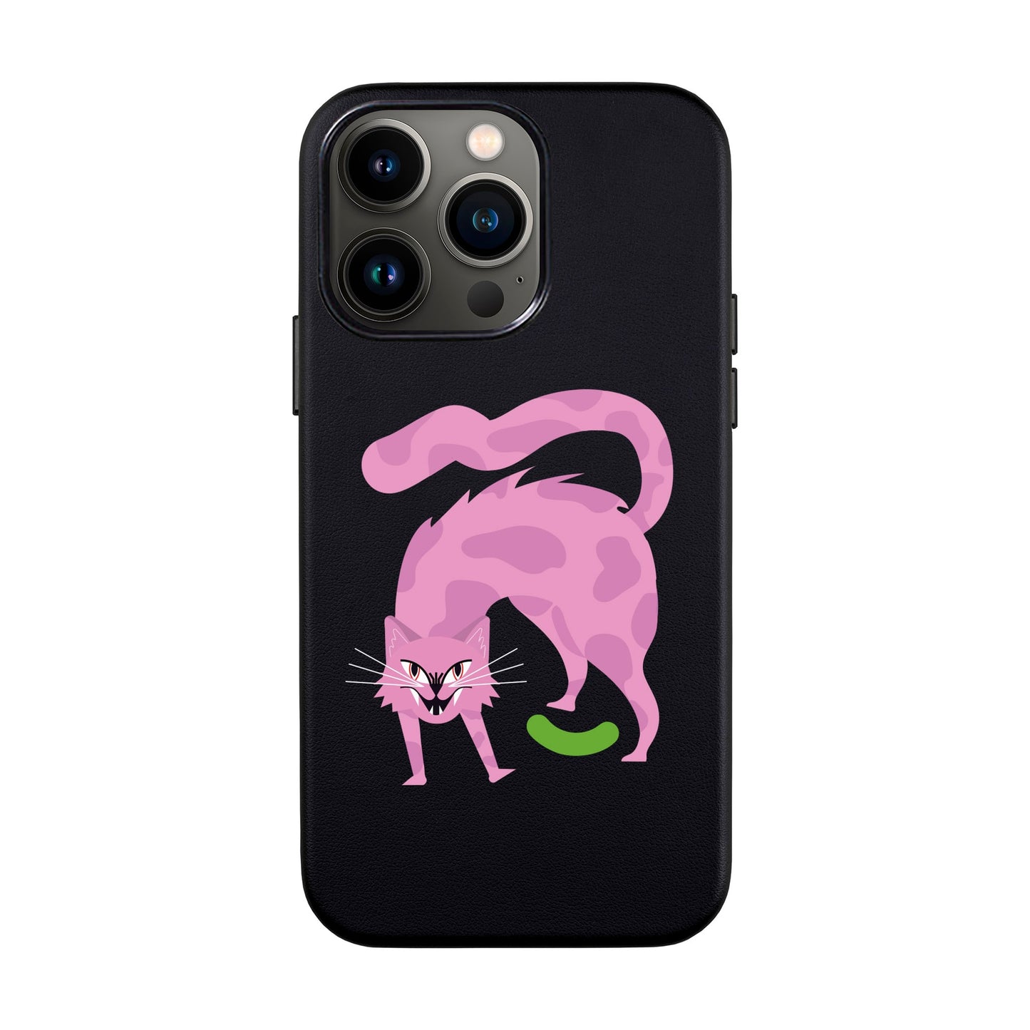 GRUMBLEPAWS-iPhone 13 Pro Max Leather Kılıf