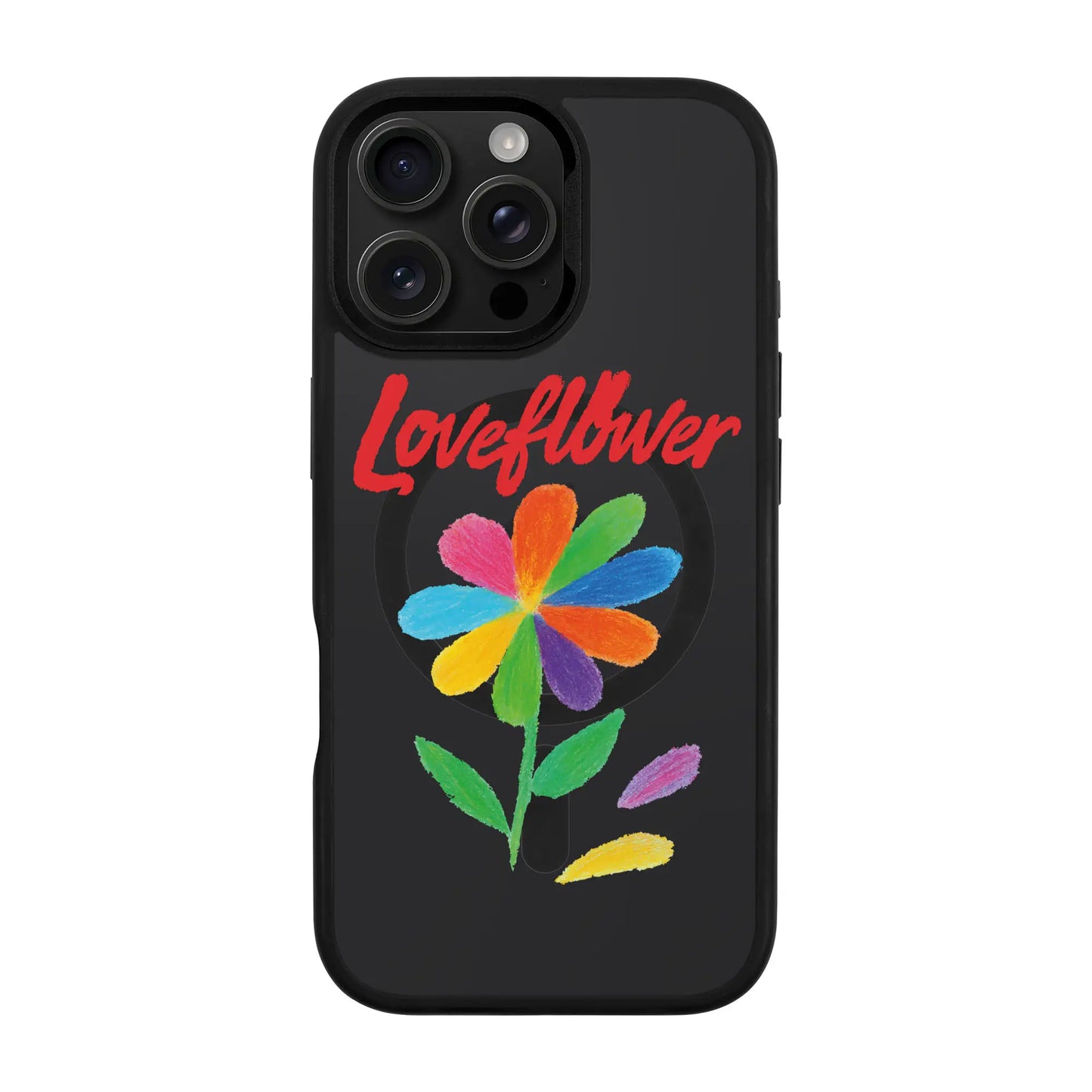 LOVE FLOWER-iPhone 16 Pro Max Rise Kılıf MagSafe Özellikli