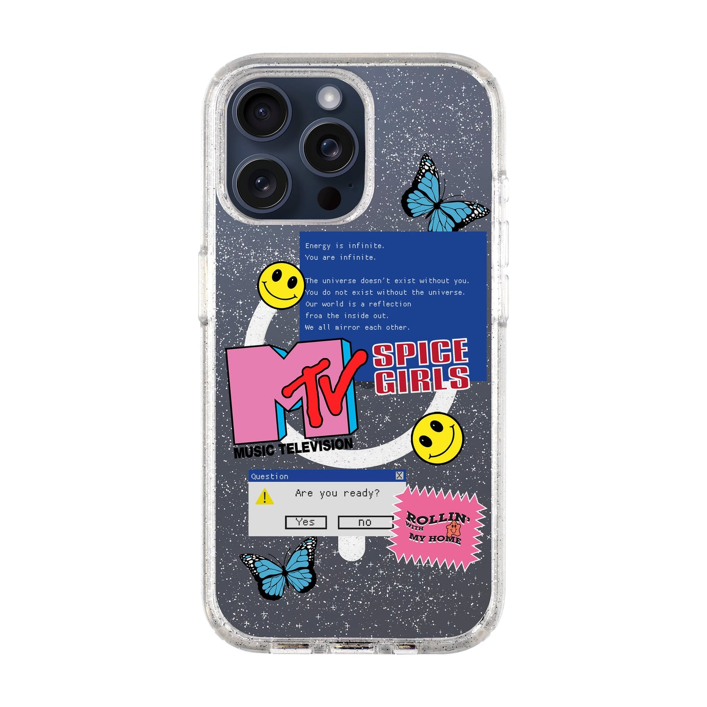ARE YOU READY-iPhone 15 Pro Max Shiny Kılıf MagSafe Özellikli
