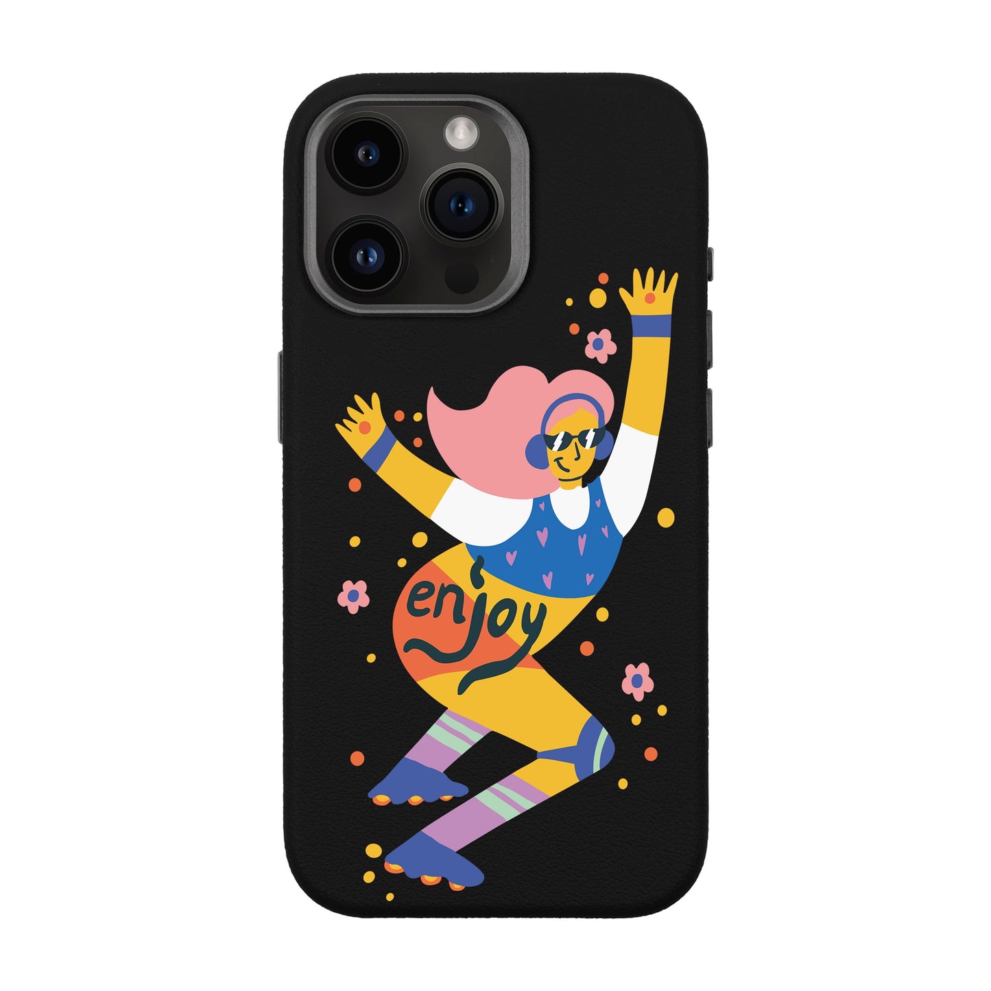 ENJOY-iPhone 14 Pro Max Leather Premium Kılıf MagSafe Özellikli