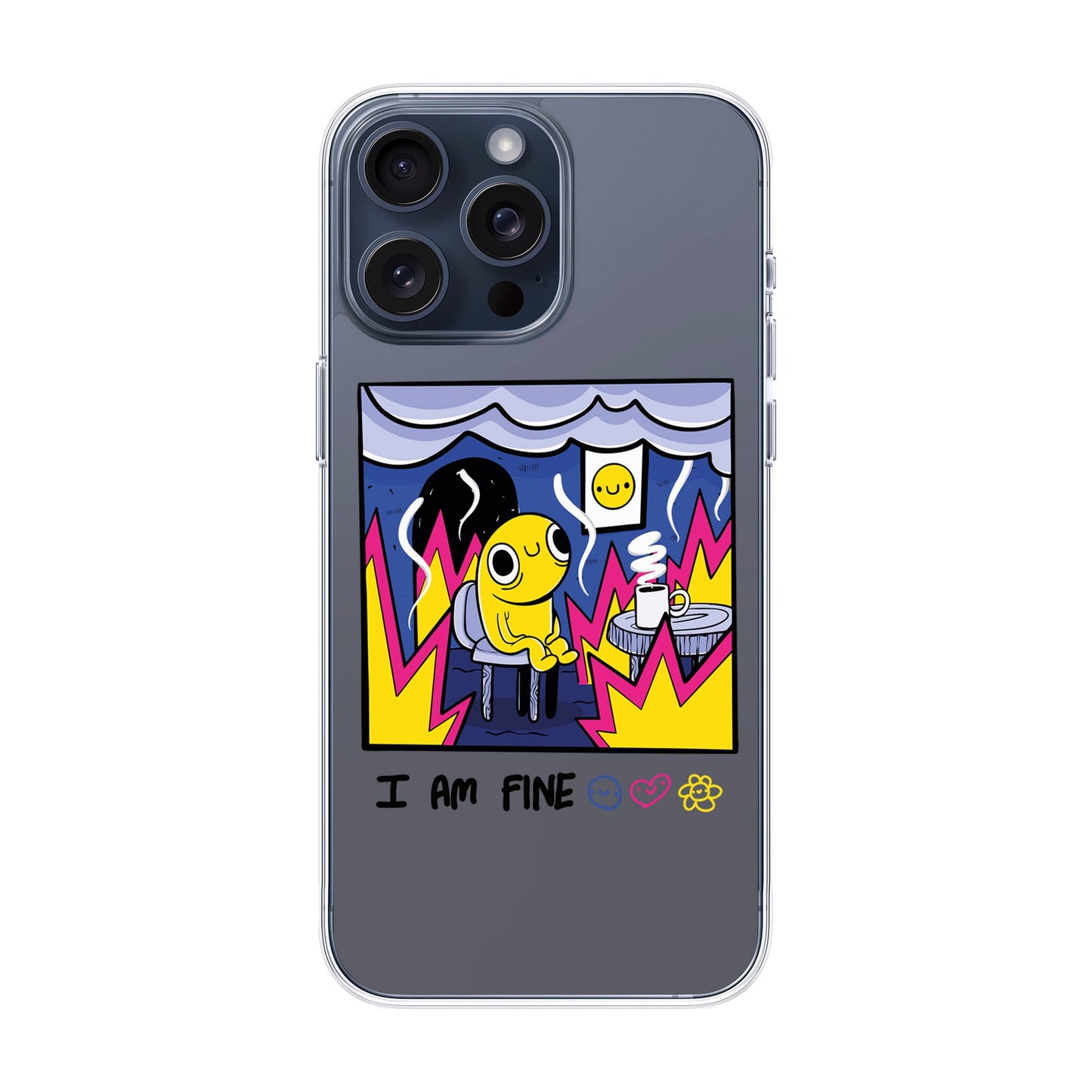 I AM FINE-iPhone 15 Pro Max Solid Kılıf