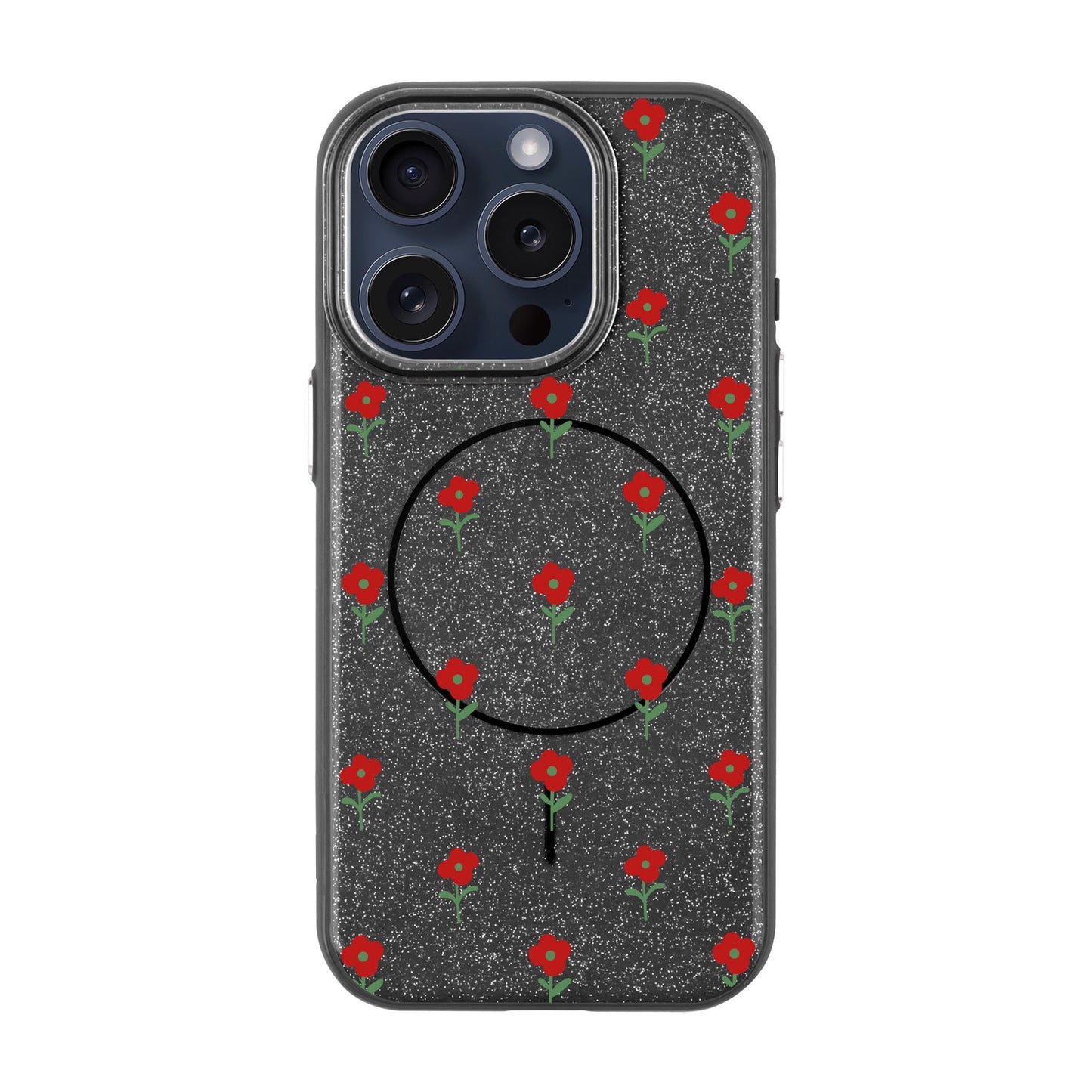 FLOWER POWER-iPhone 15 Pro Radiant Kılıf MagSafe Özellikli