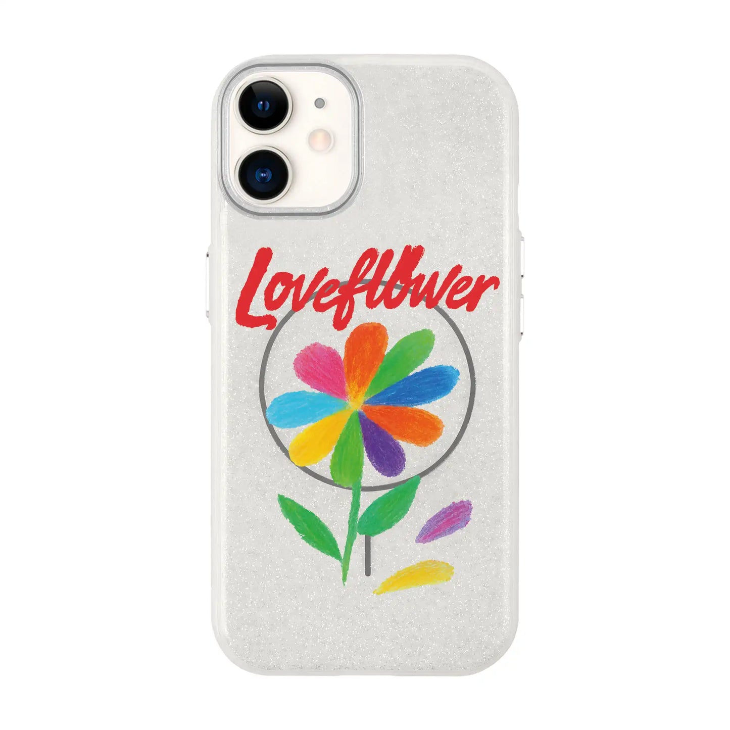 LOVE FLOWER-iPhone 11 Radiant Kılıf MagSafe Özellikli