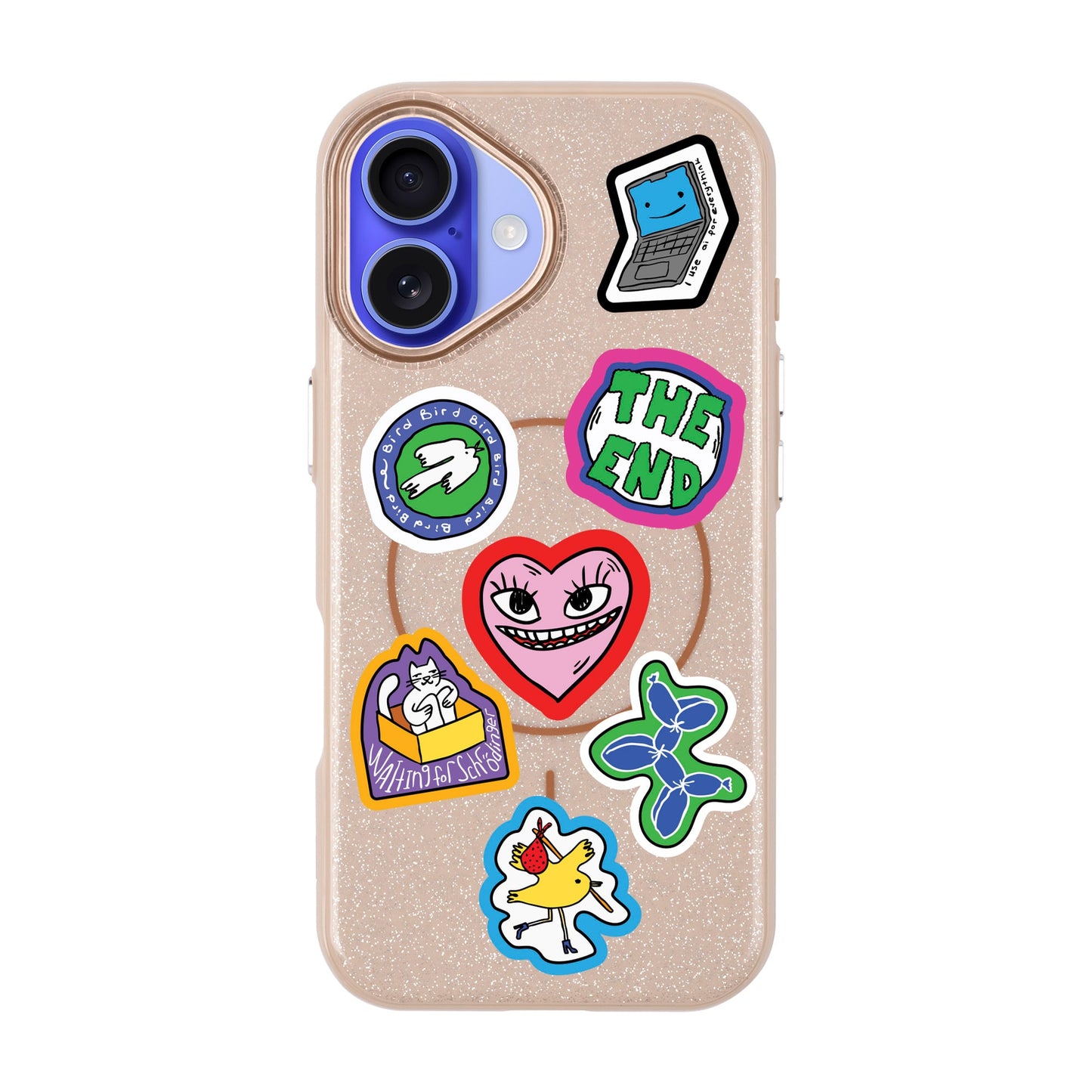 TŌTEN STICKERZ-iPhone 16 Plus Radiant Kılıf MagSafe Özellikli