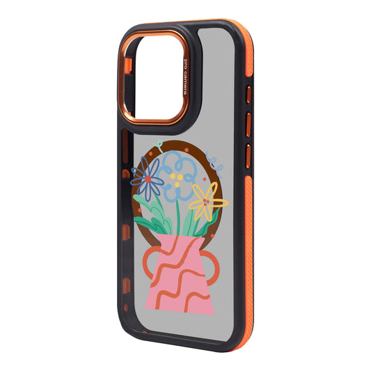 PINK VASE-Dark Kılıf MagSafe Özellikli - iPhone 15 Pro Max