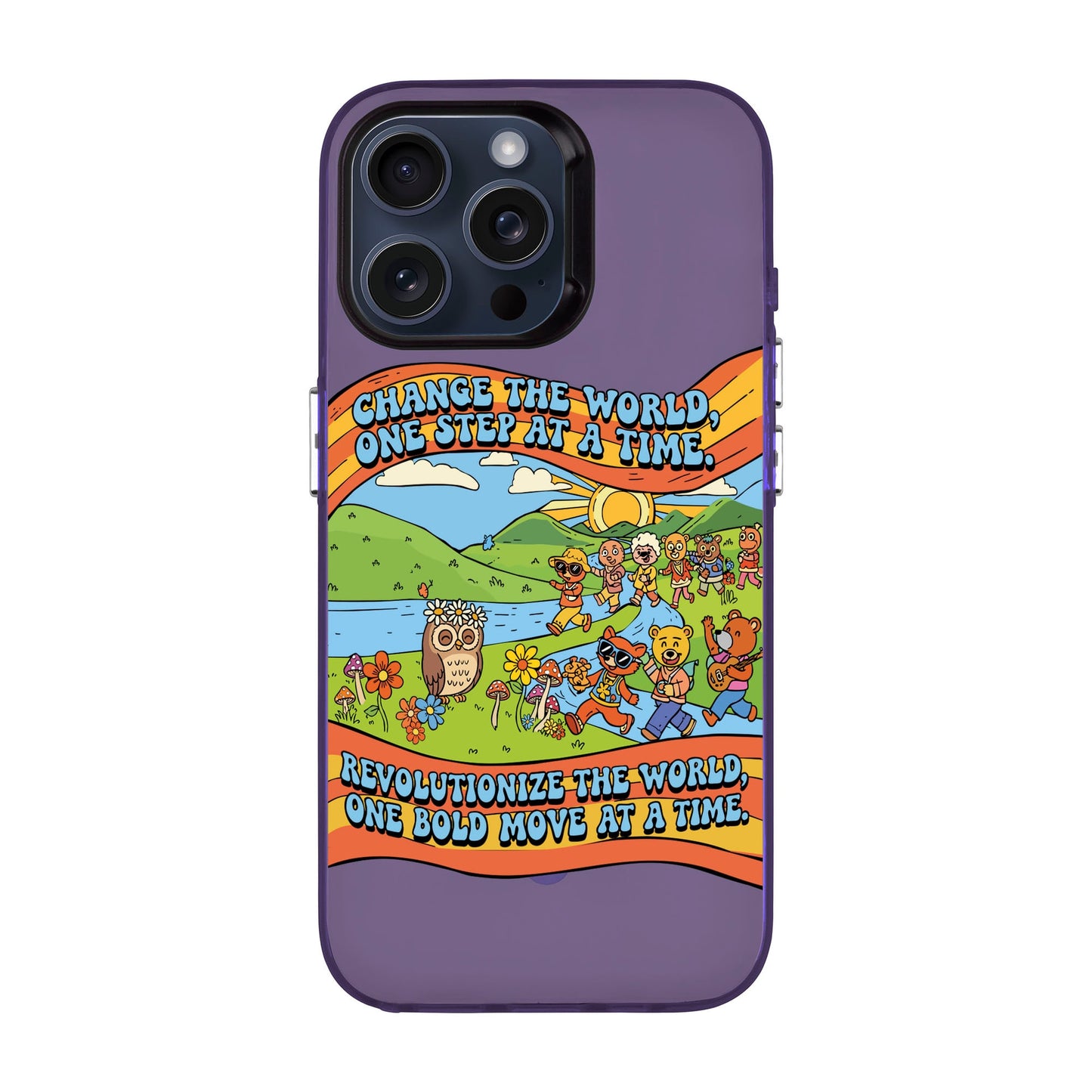 CHANGE THE WORLD-iPhone 15 Pro Max Hold Kılıf MagSafe Özellikli