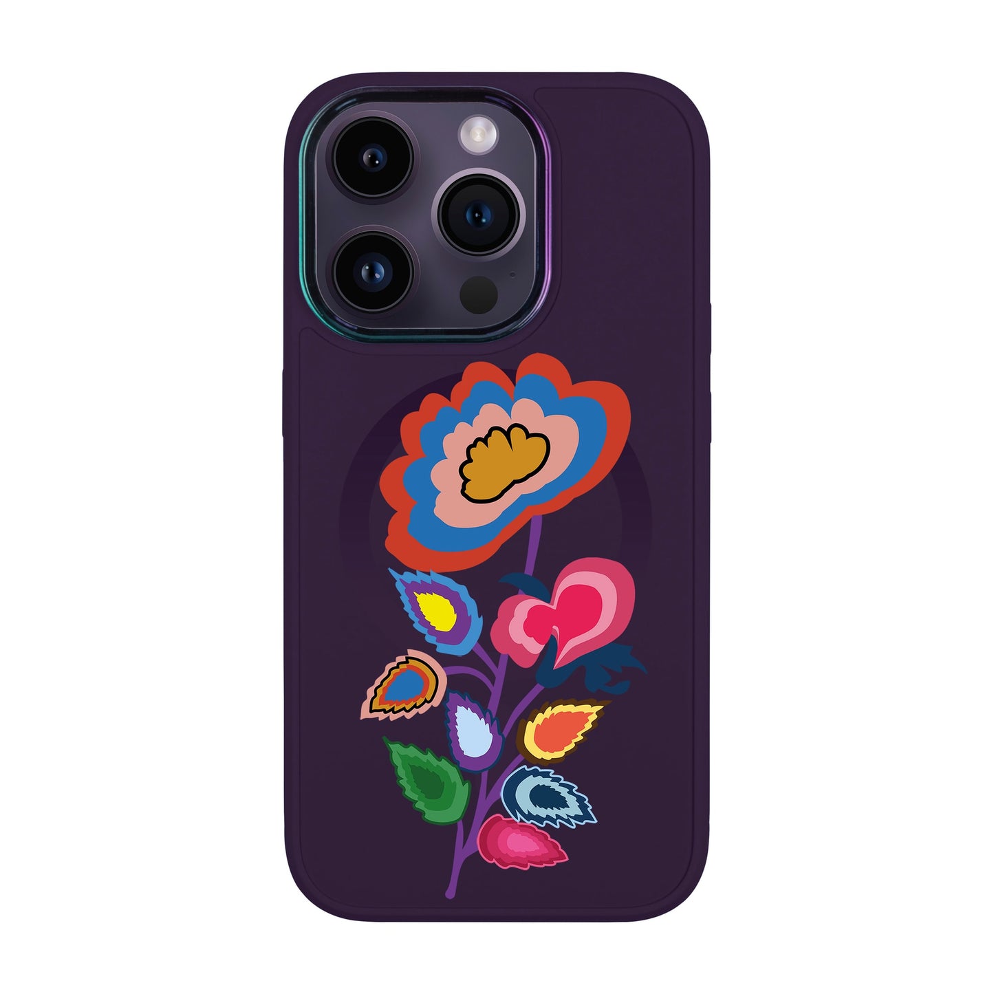 KNITTED FLOWER-iPhone 13 Pro Vigor Kılıf MagSafe Özellikli