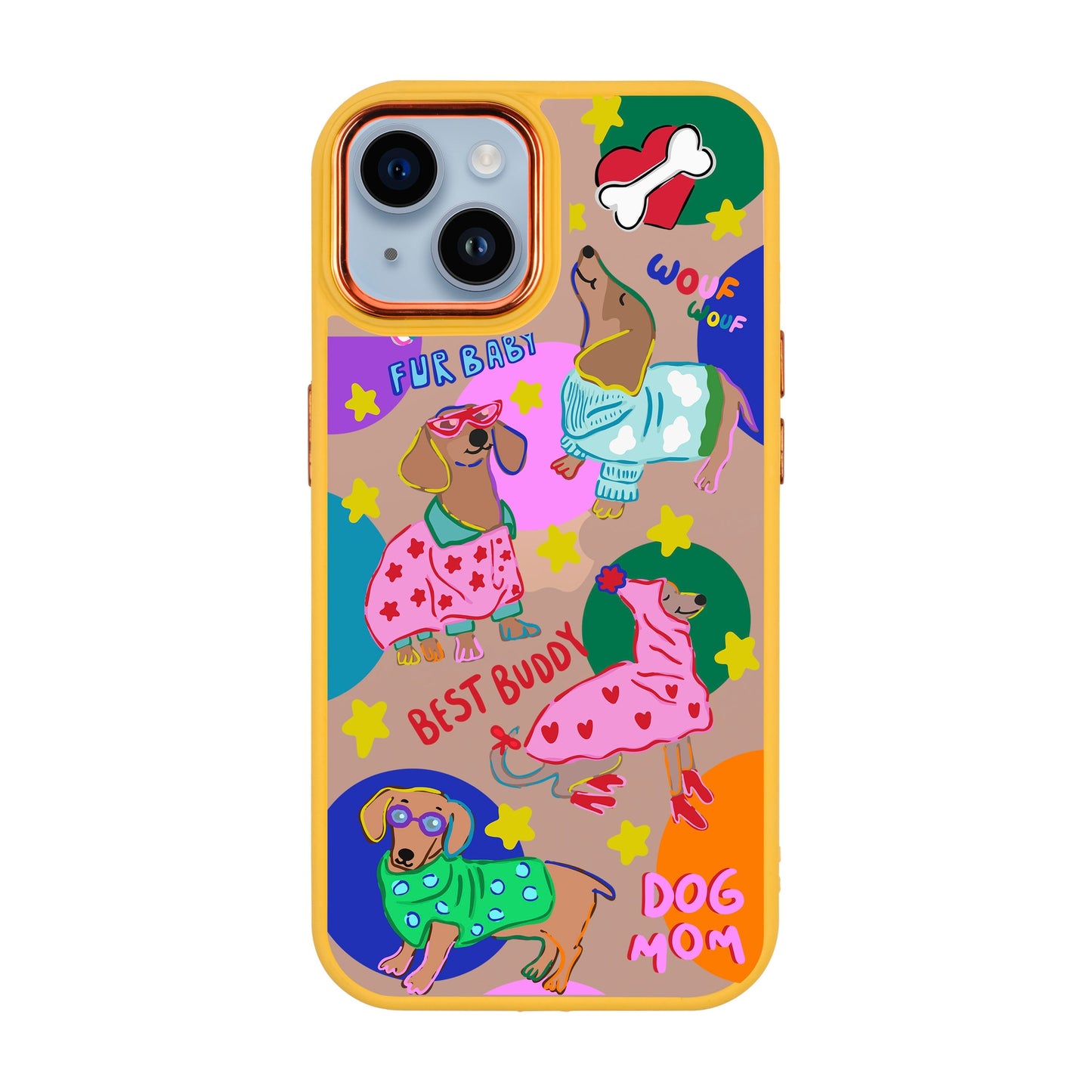 DOG MOM-iPhone 14 Plus Proof Kılıf