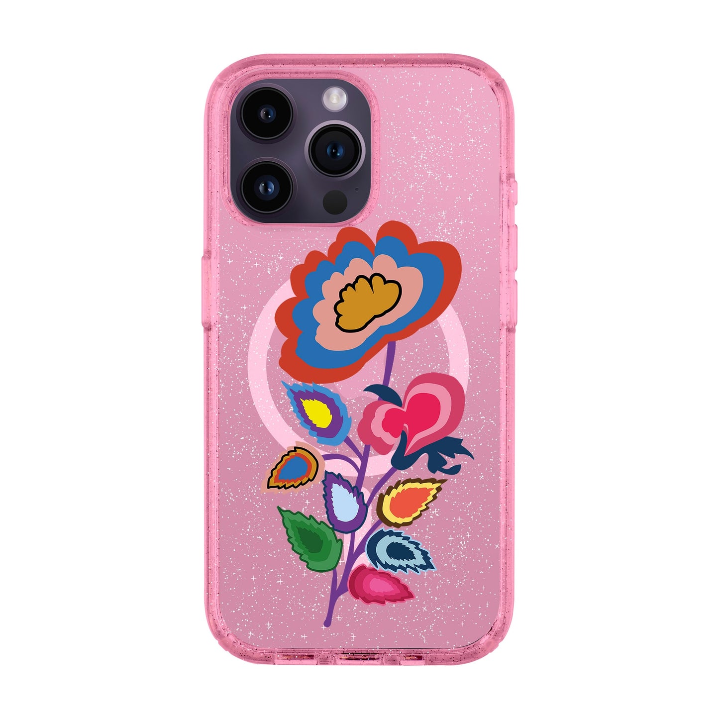 KNITTED FLOWER-iPhone 14 Pro Max Shiny Kılıf MagSafe Özellikli