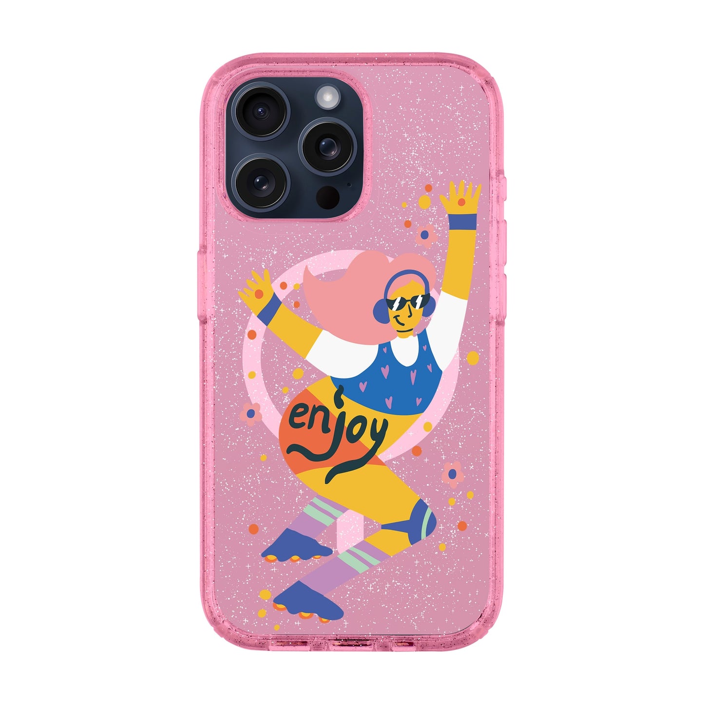 ENJOY-iPhone 15 Pro Max Shiny Kılıf MagSafe Özellikli