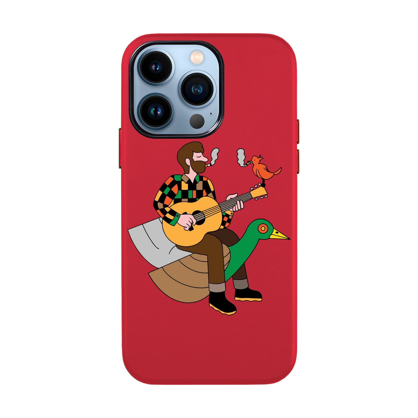 BIRDS OF A FEATHER-iPhone 13 Pro Max Leather Kılıf