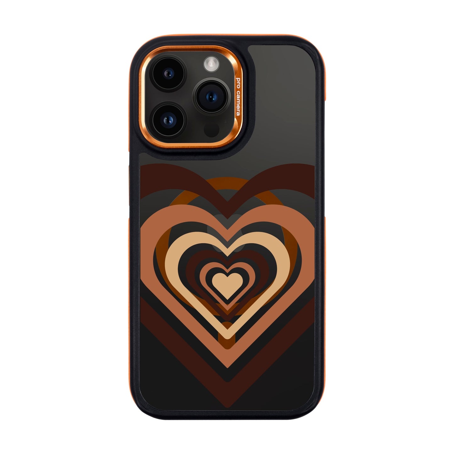 HEART-iPhone 14 Pro Max Dark Kılıf MagSafe Özellikli