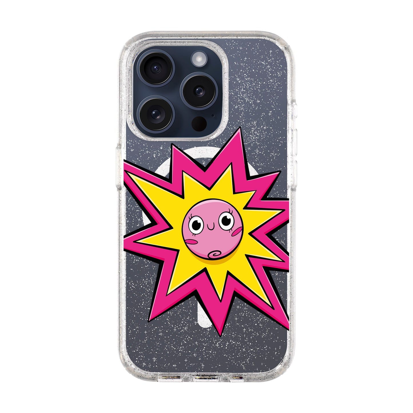 POP PRINCESSES-iPhone 15 Pro Shiny Kılıf MagSafe Özellikli