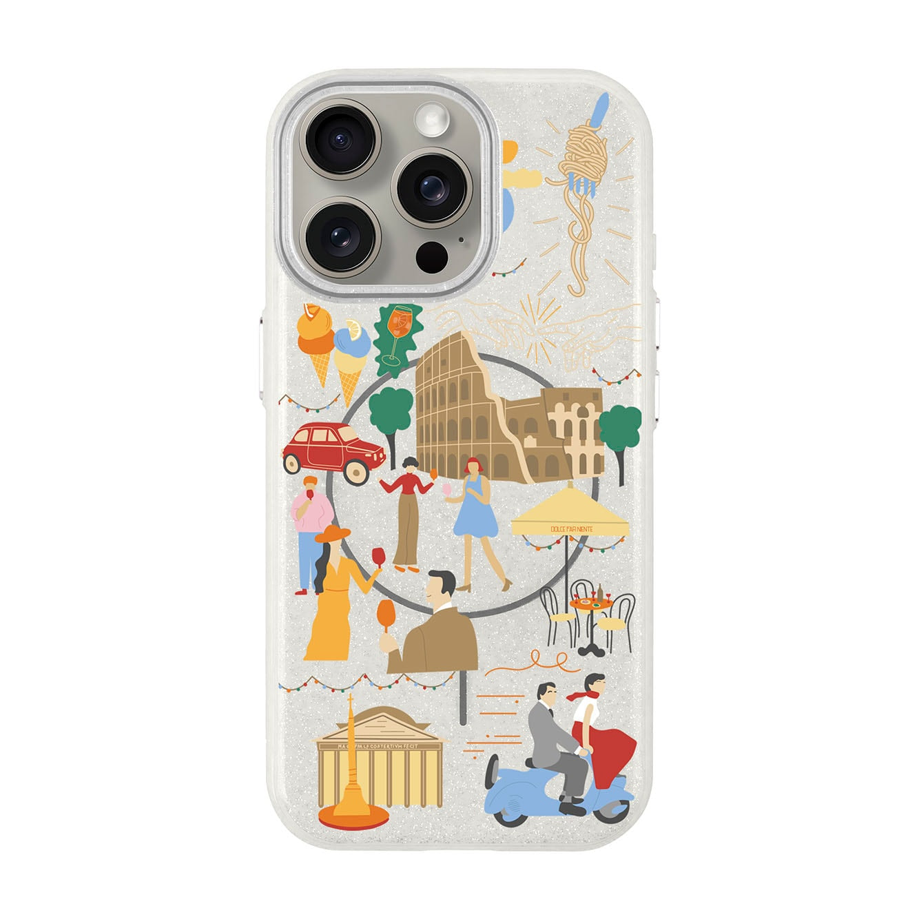 ROMA-iPhone 15 Pro Max Radiant Kılıf MagSafe Özellikli
