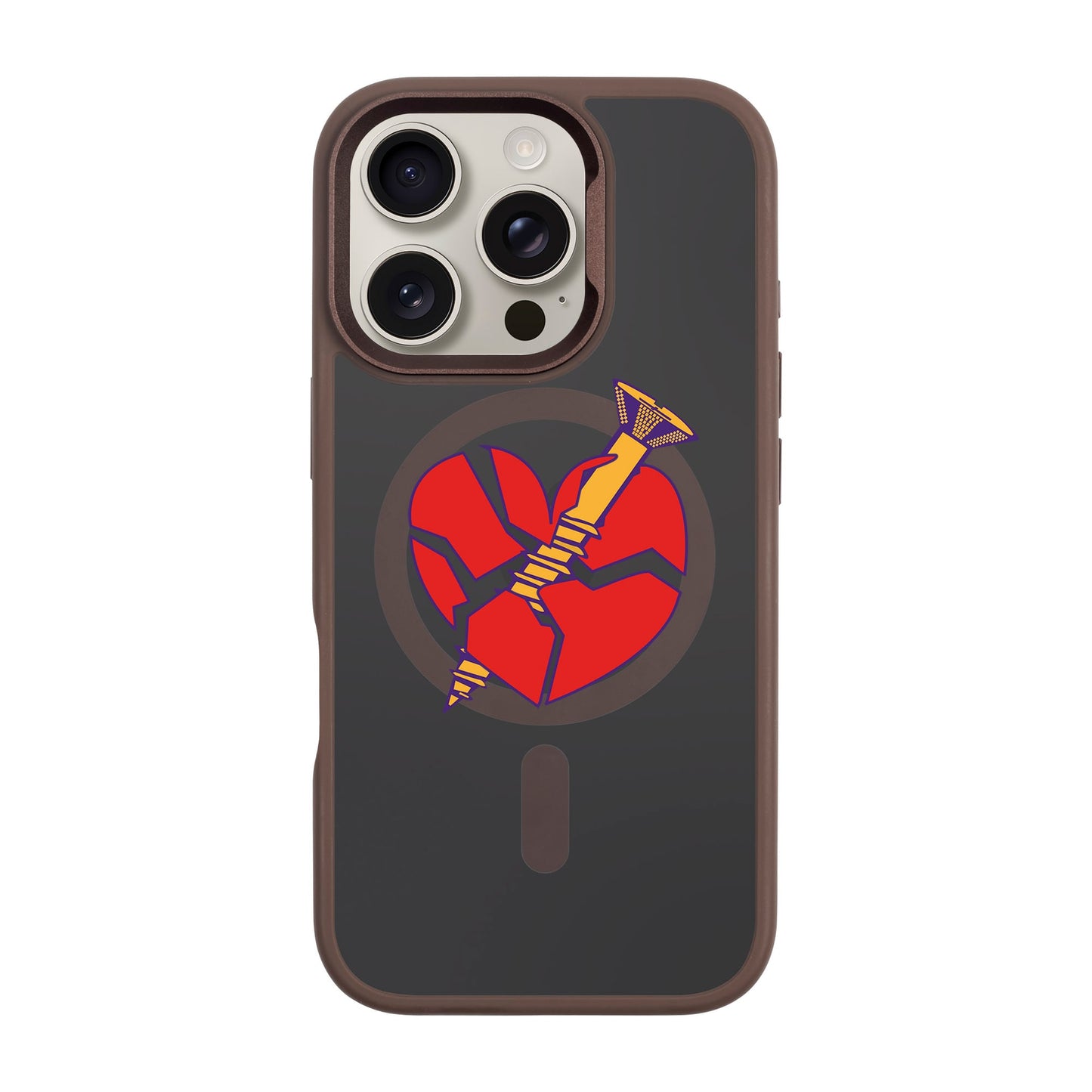 BROKEN HEART-iPhone 16 Pro Rise Kılıf MagSafe Özellikli