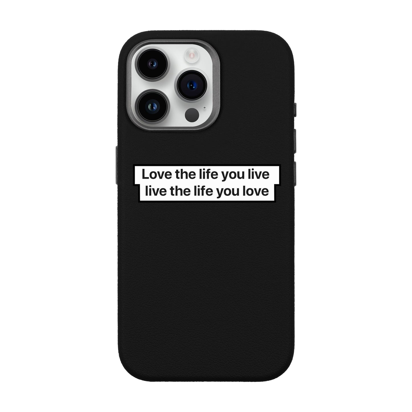 LOVE THE LIFE-iPhone 14 Pro Max Leather Premium Kılıf MagSafe Özellikli