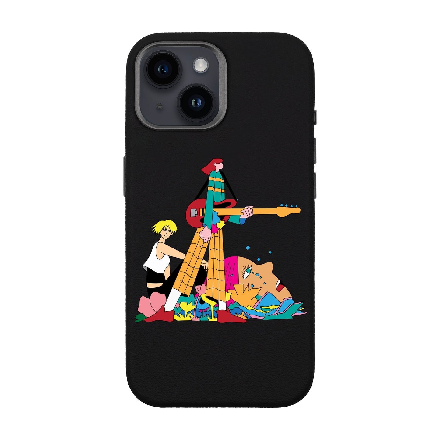 HER BAND-iPhone 14 Leather Premium Kılıf MagSafe Özellikli