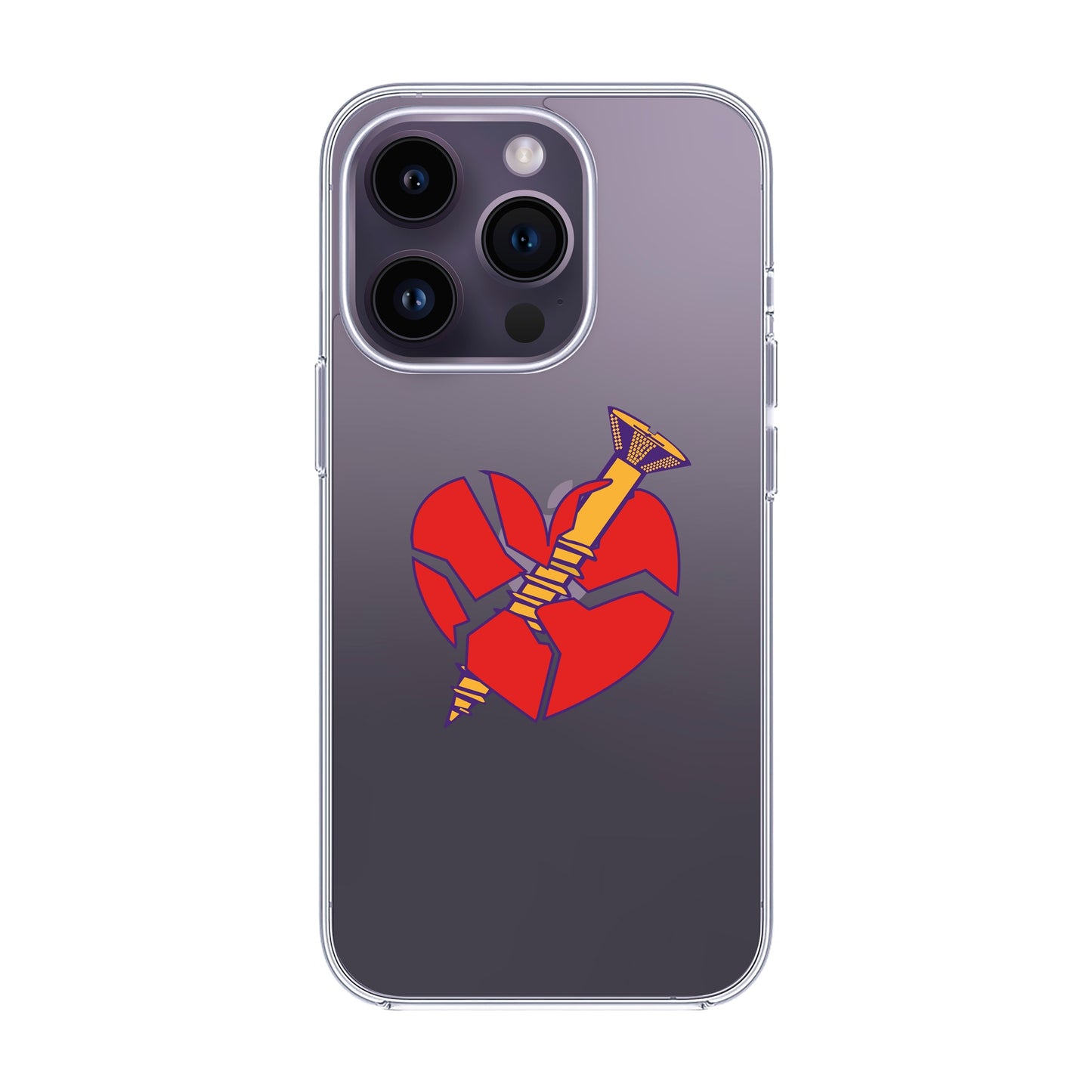BROKEN HEART-iPhone 14 Pro Solid Kılıf