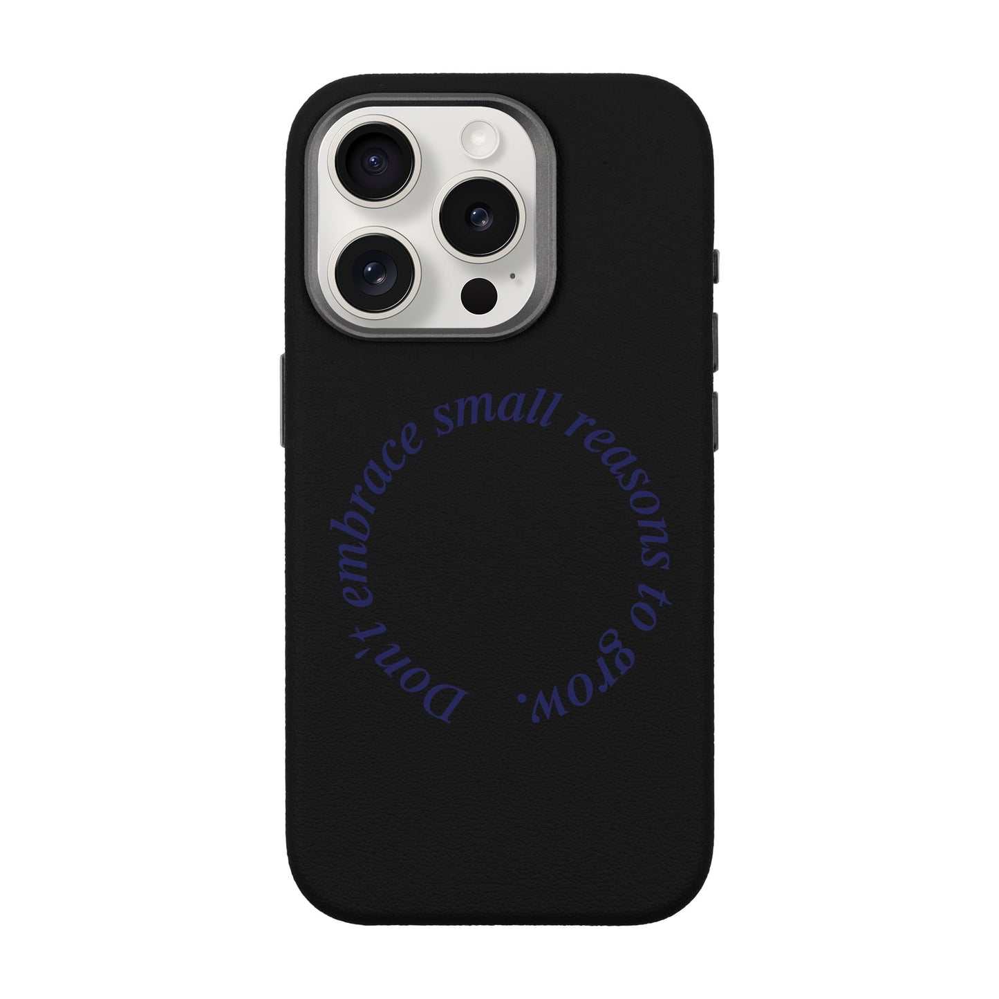 GROW-iPhone 15 Pro Leather Premium Kılıf MagSafe Özellikli