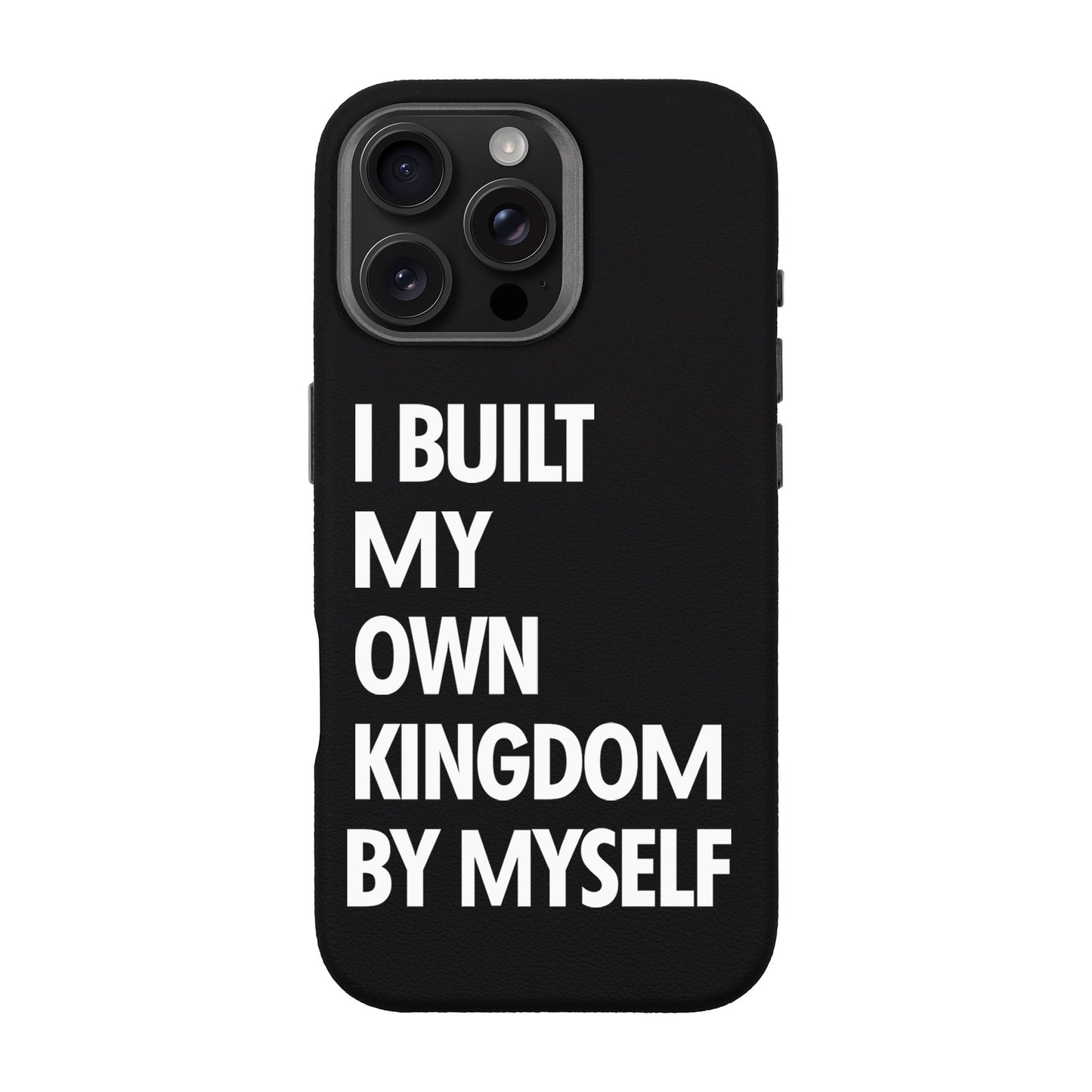 KINGDOM-iPhone 16 Pro Max Leather Premium Kılıf MagSafe Özellikli