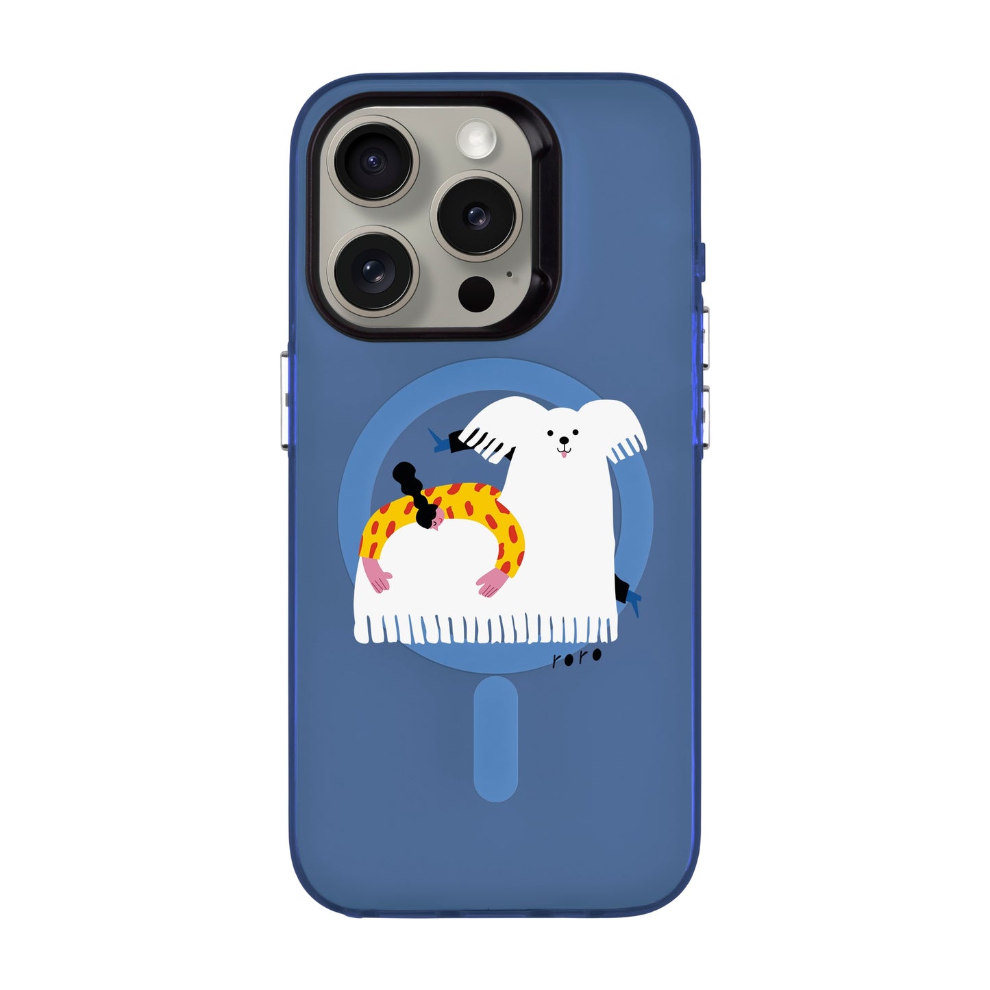 FANCY DOG-iPhone 15 Pro Hold Kılıf MagSafe Özellikli