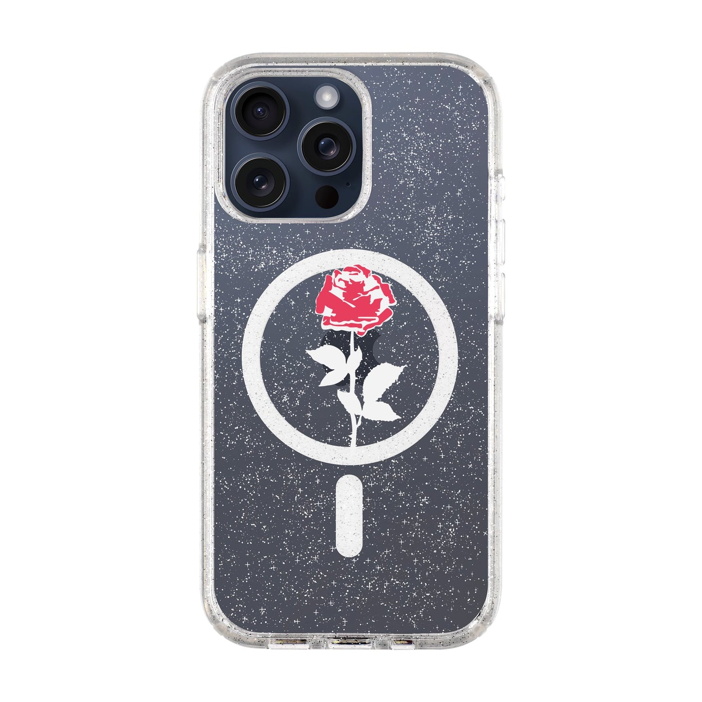 NATUREL ROSE-iPhone 15 Pro Max Shiny Kılıf MagSafe Özellikli