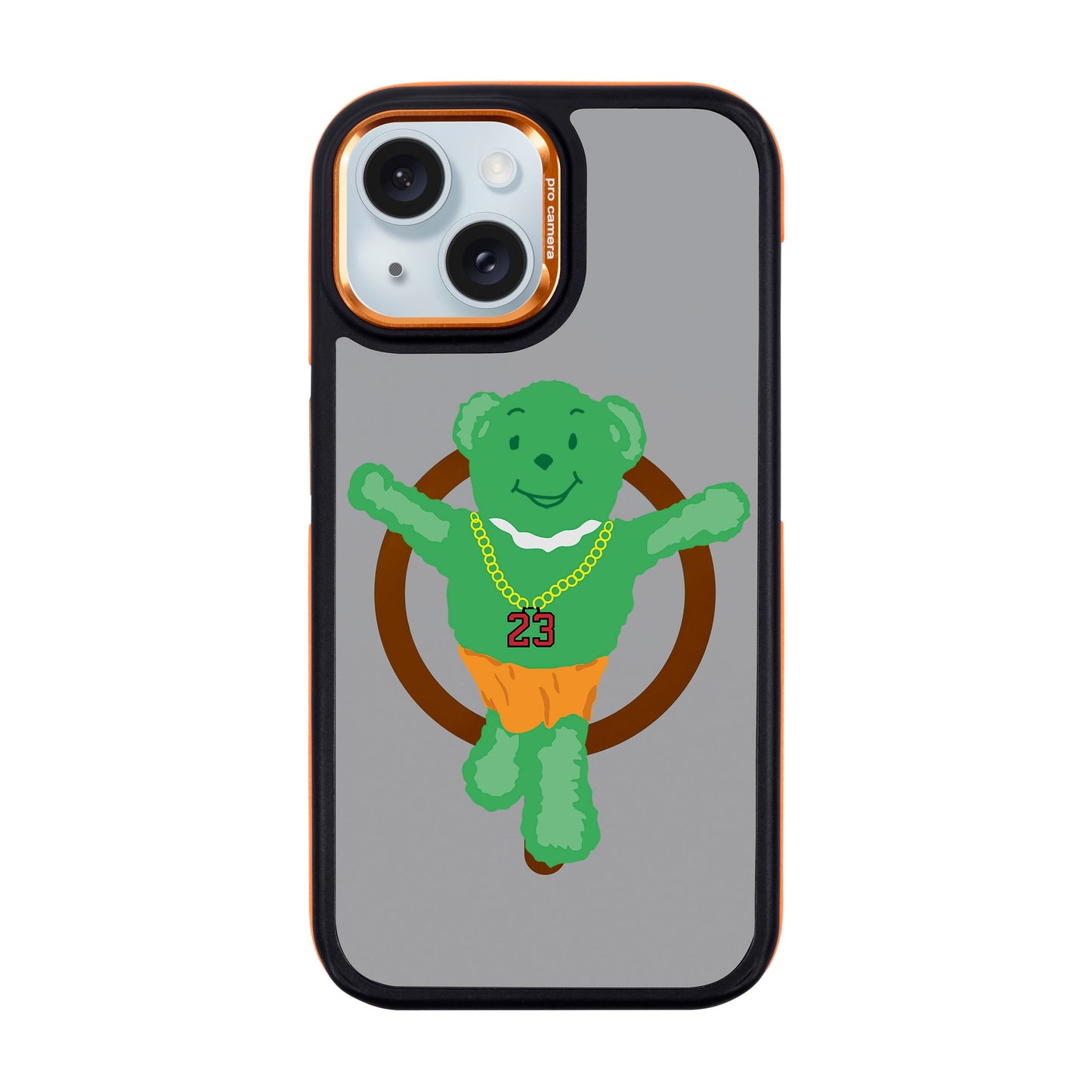GREEN BEAR-iPhone 15 Dark Kılıf MagSafe Özellikli