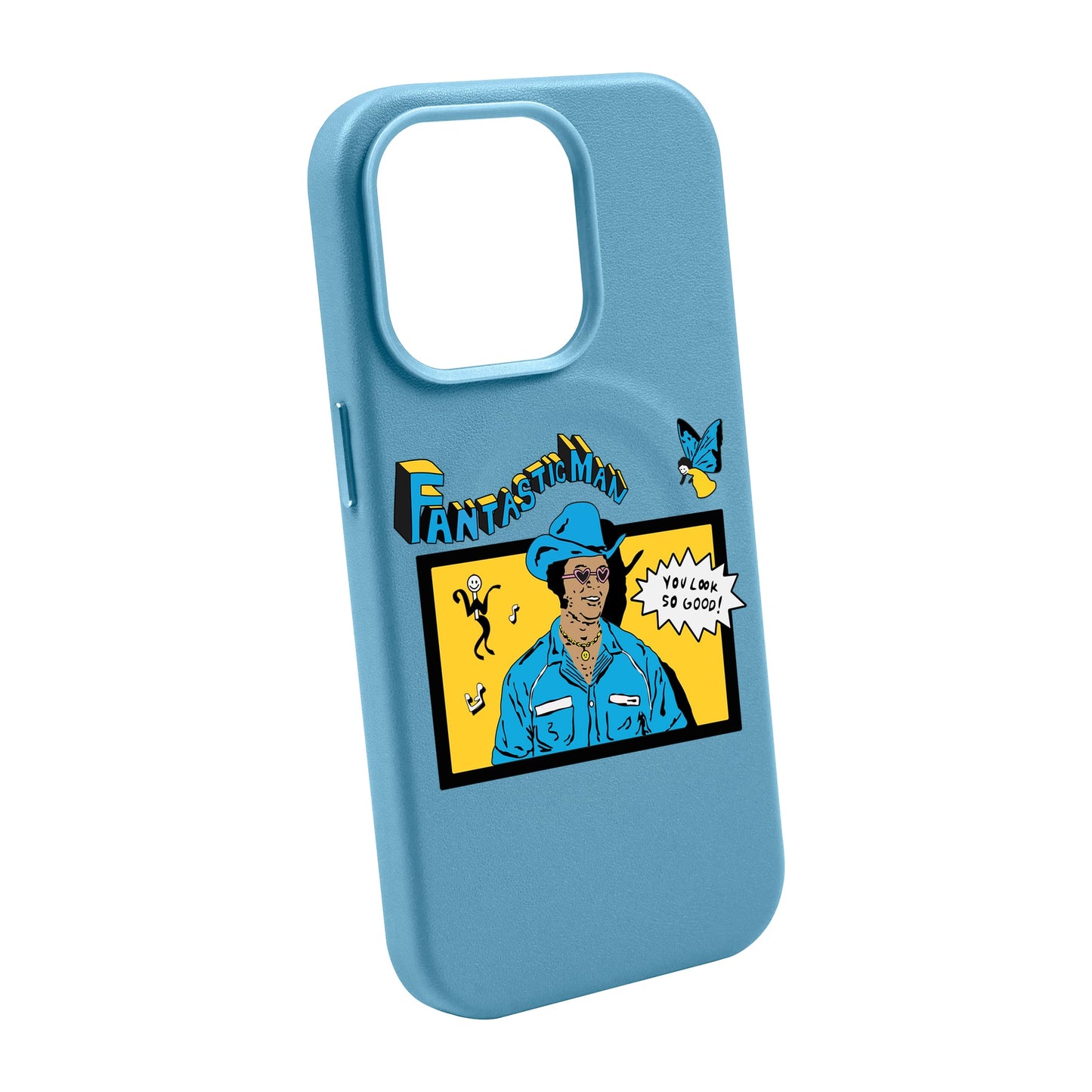 FANTASTIC MAN-iPhone 14 Pro Max Leather Kılıf MagSafe Özellikli