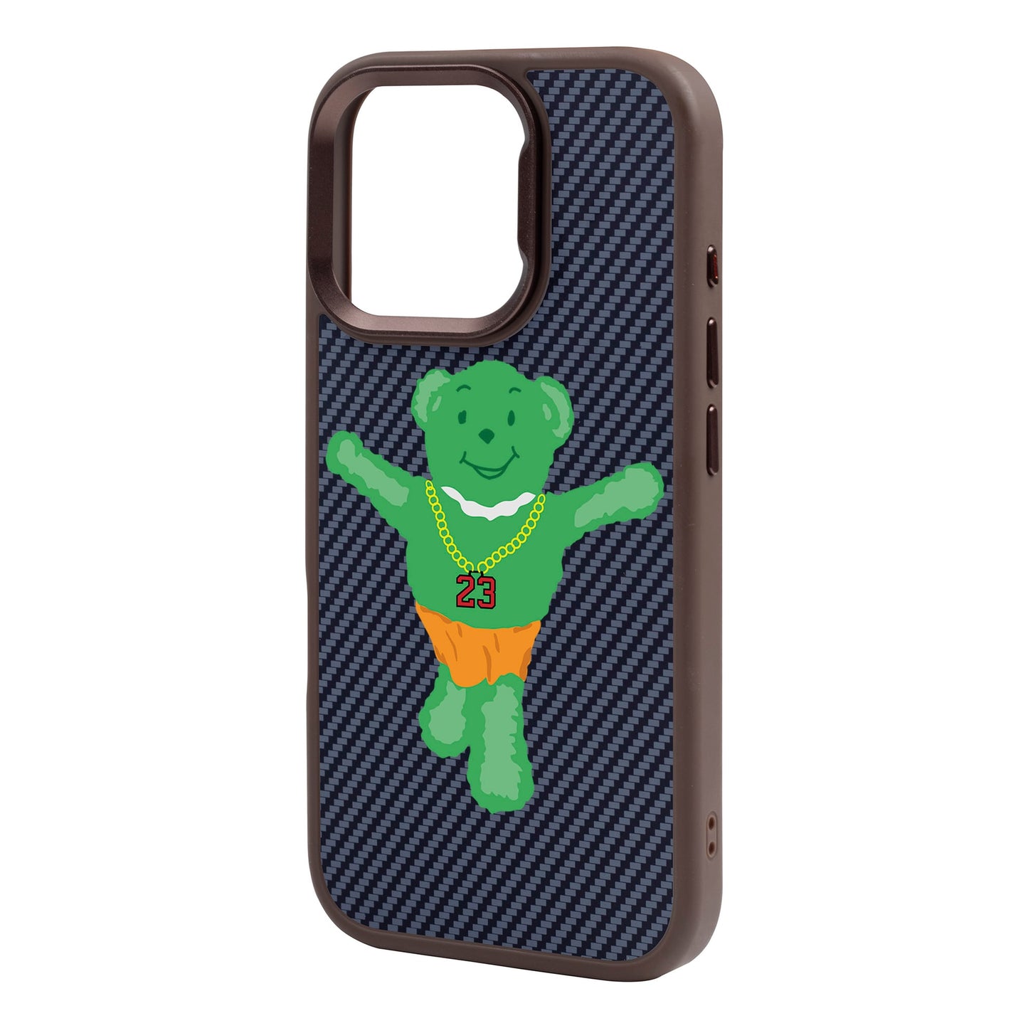 GREEN BEAR-iPhone 16 Pro Max Plaid Kılıf MagSafe Özellikli