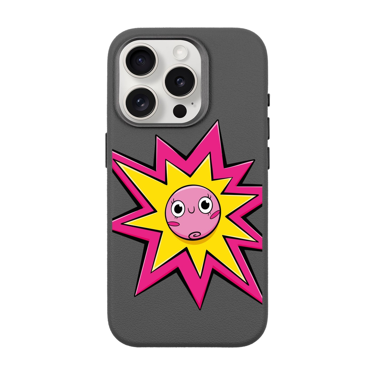 POP PRINCESSES-iPhone 15 Pro Leather Premium Kılıf MagSafe Özellikli