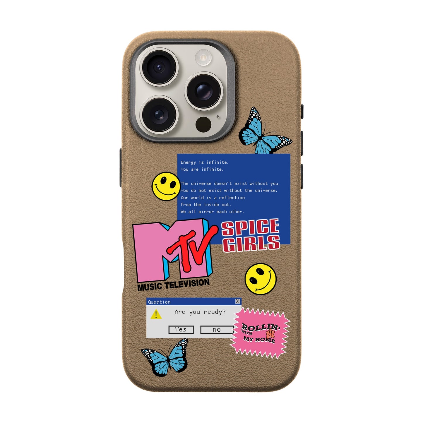 ARE YOU READY-iPhone 16 Pro Leather Premium Kılıf MagSafe Özellikli