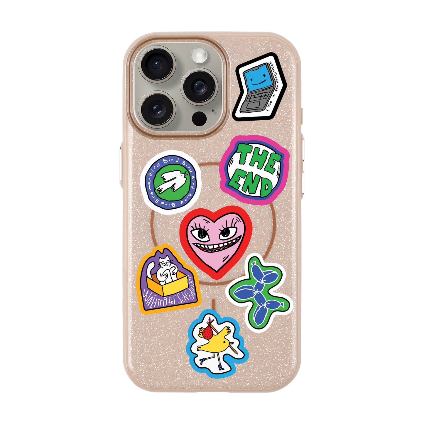TŌTEN STICKERZ-iPhone 15 Pro Max Radiant Kılıf MagSafe Özellikli