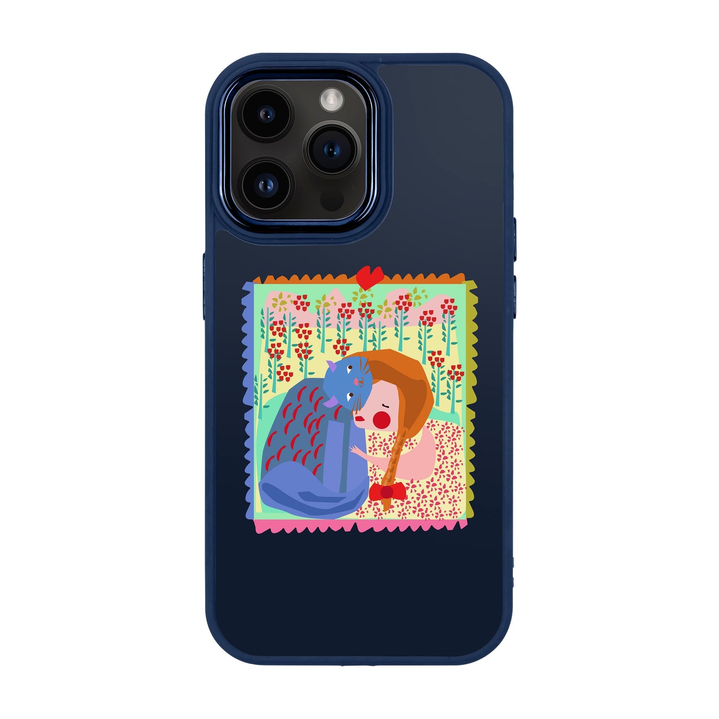 KEDİ POSTA PULU-iPhone 13 Pro Max Proof Kılıf
