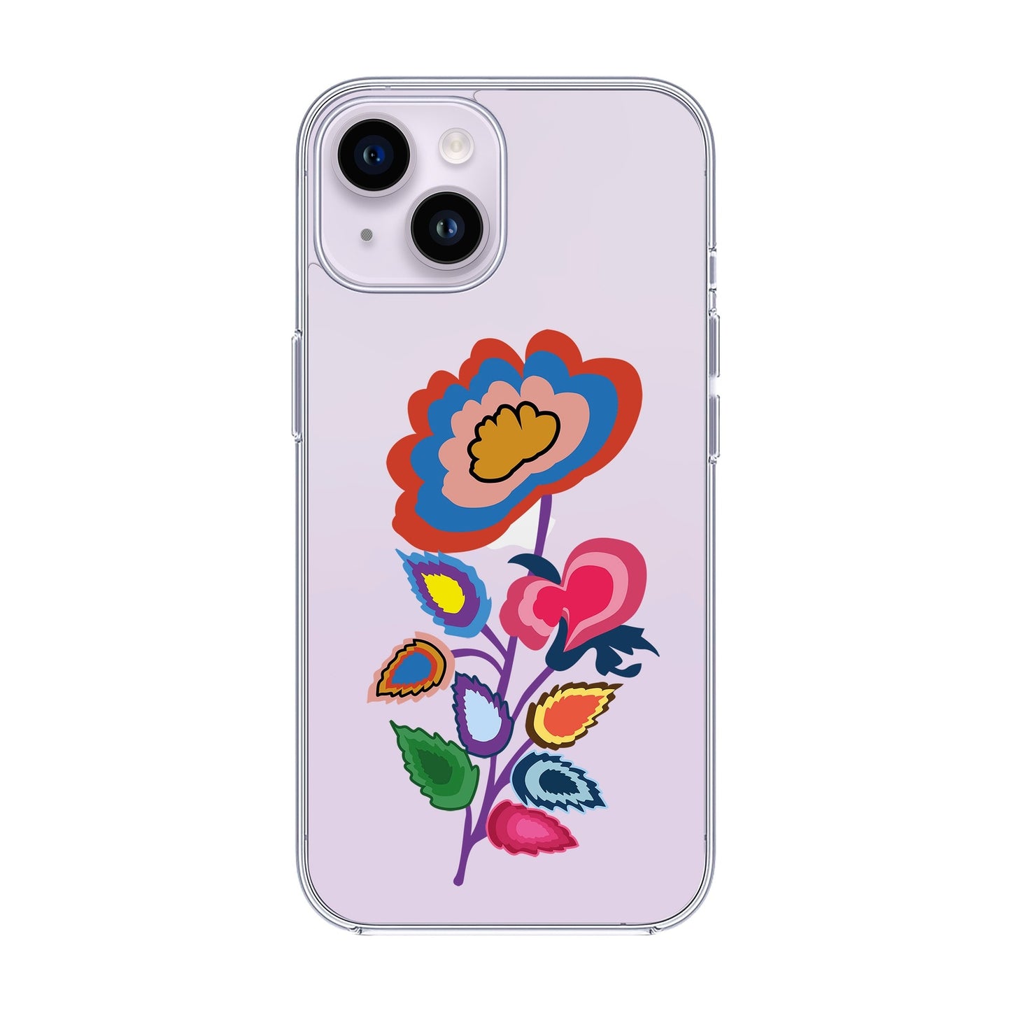 KNITTED FLOWER-iPhone 14 Solid Kılıf