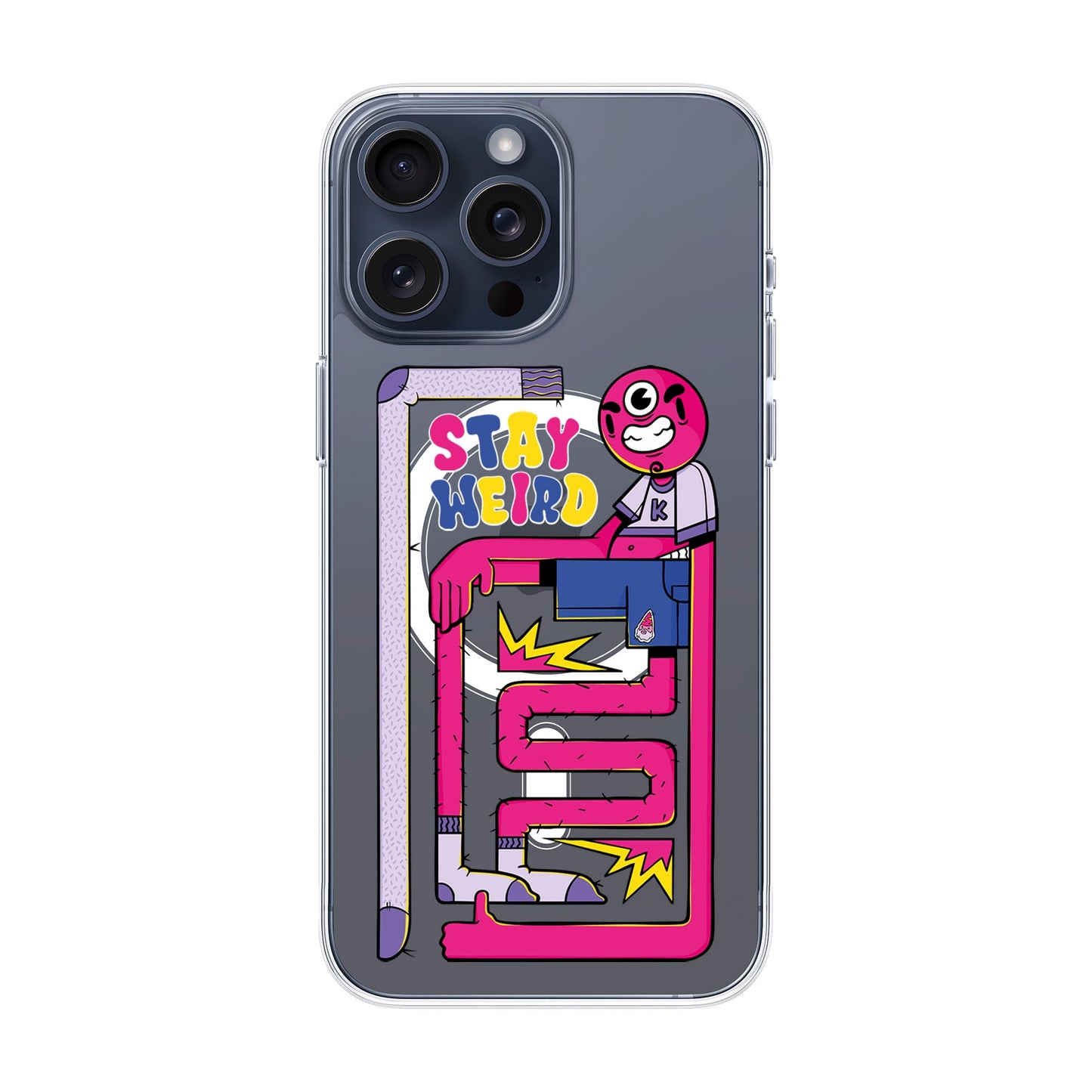 OG TOOTHY-iPhone 15 Pro Max Solid Kılıf MagSafe Özellikli
