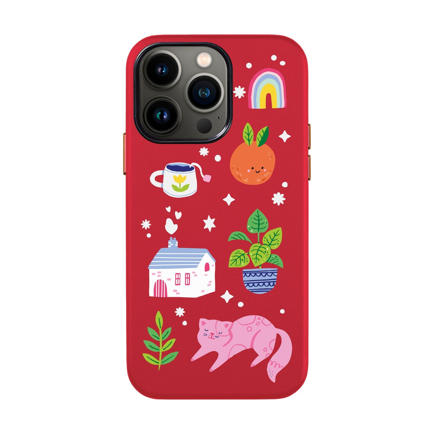 FRESH SPRING-iPhone 13 Mini Leather Kılıf