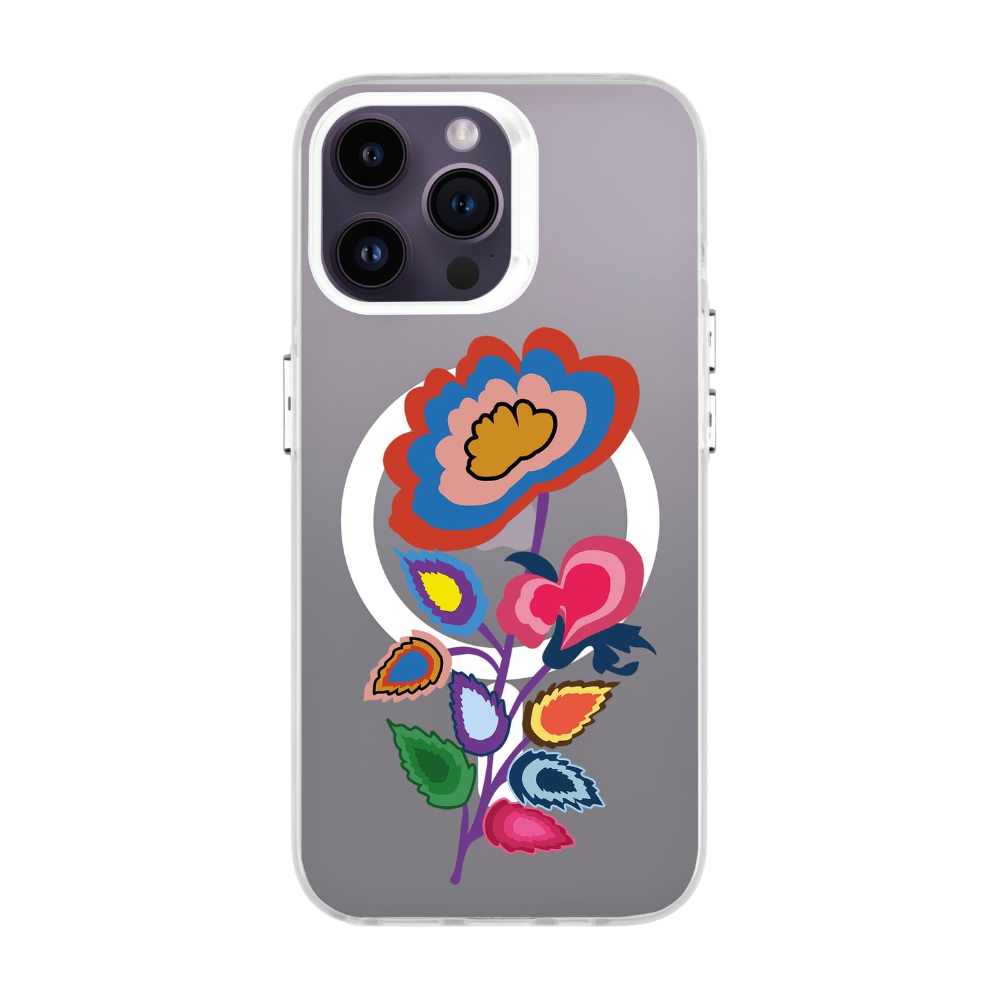 KNITTED FLOWER-iPhone 14 Pro Max Hold Kılıf MagSafe Özellikli