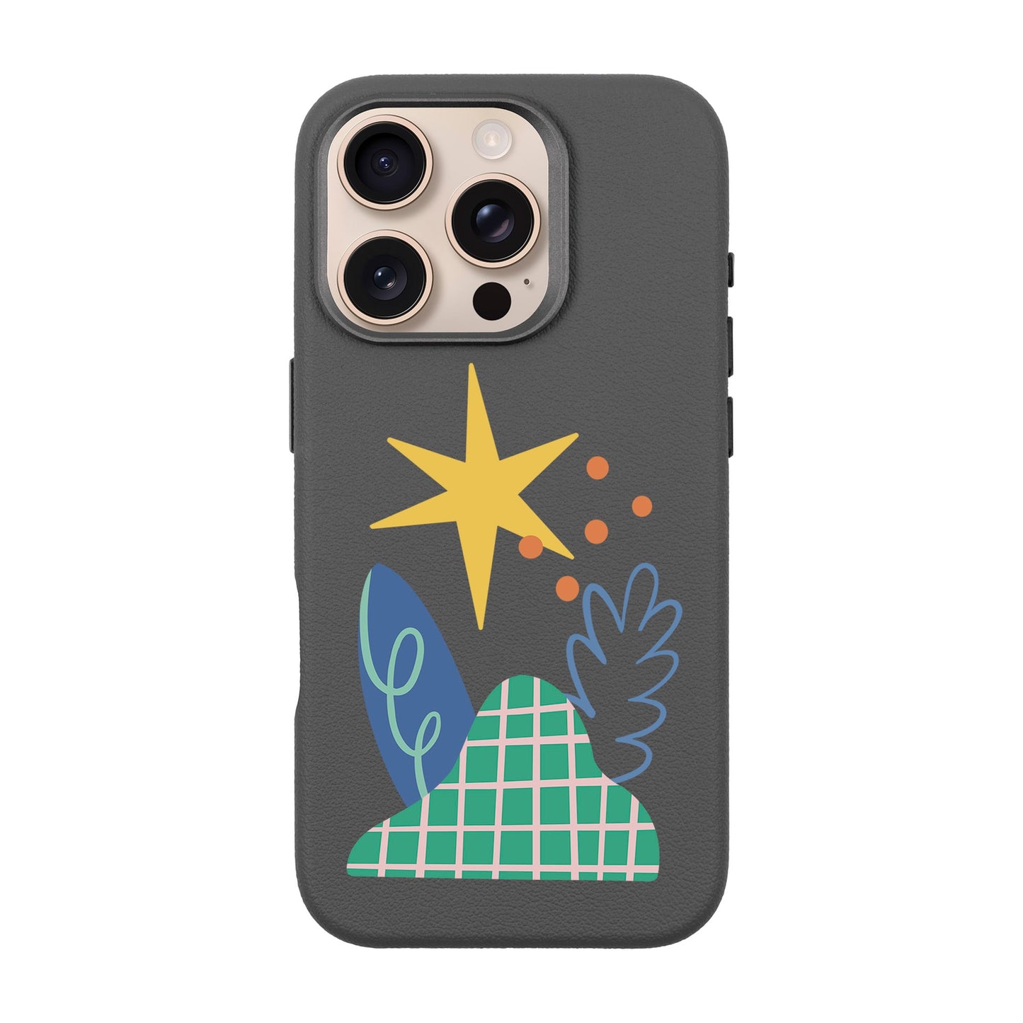 LITTLE NATURE-iPhone 16 Pro Leather Premium Kılıf MagSafe Özellikli