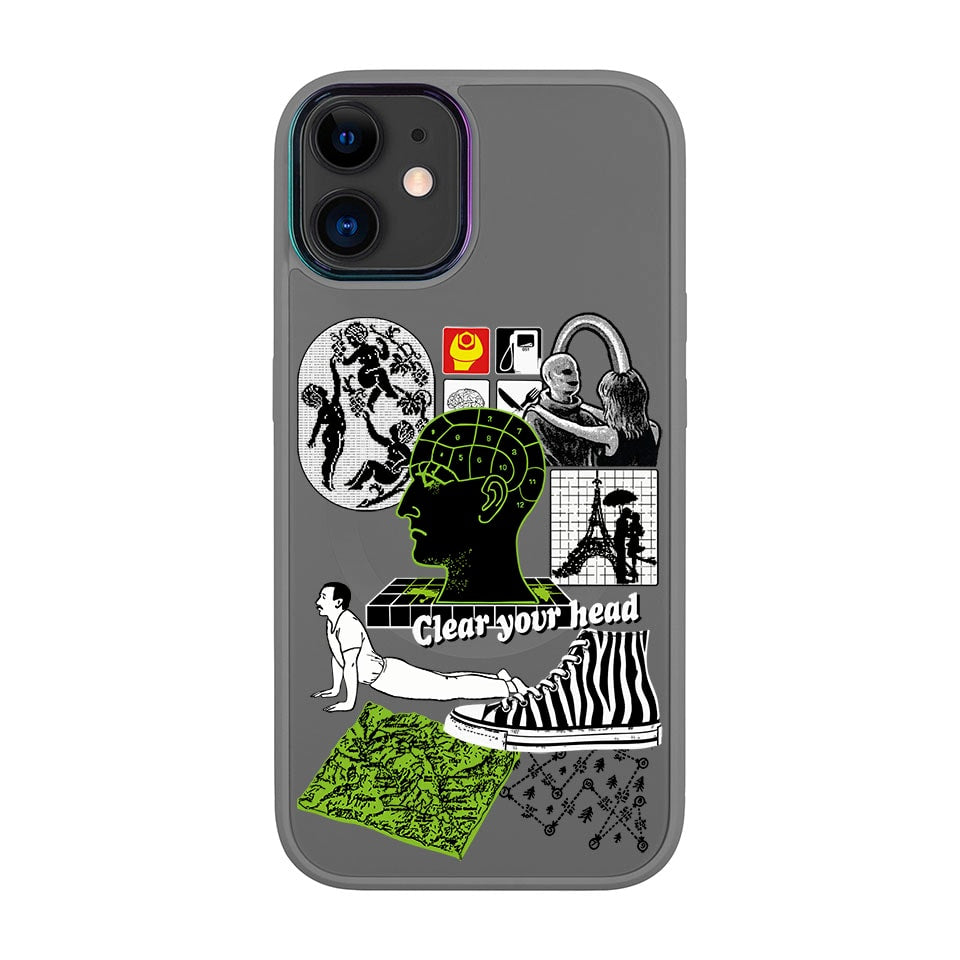 CLEAR YOUR HEAD-iPhone 11 Vigor Kılıf MagSafe Özellikli