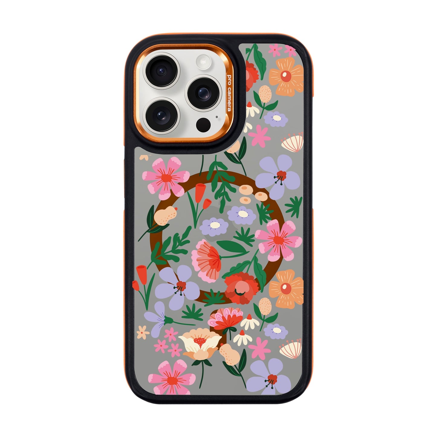 GRACIOUS-iPhone 15 Pro Max Dark Kılıf MagSafe Özellikli