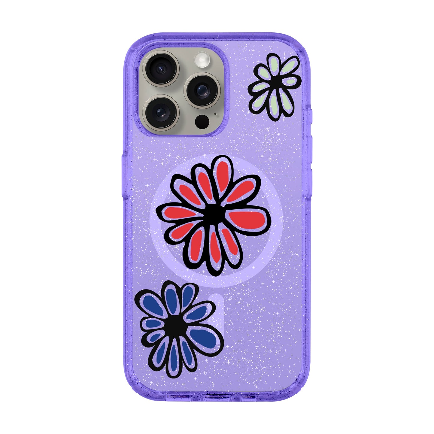 FLORIST-iPhone 15 Pro Max Shiny Kılıf MagSafe Özellikli