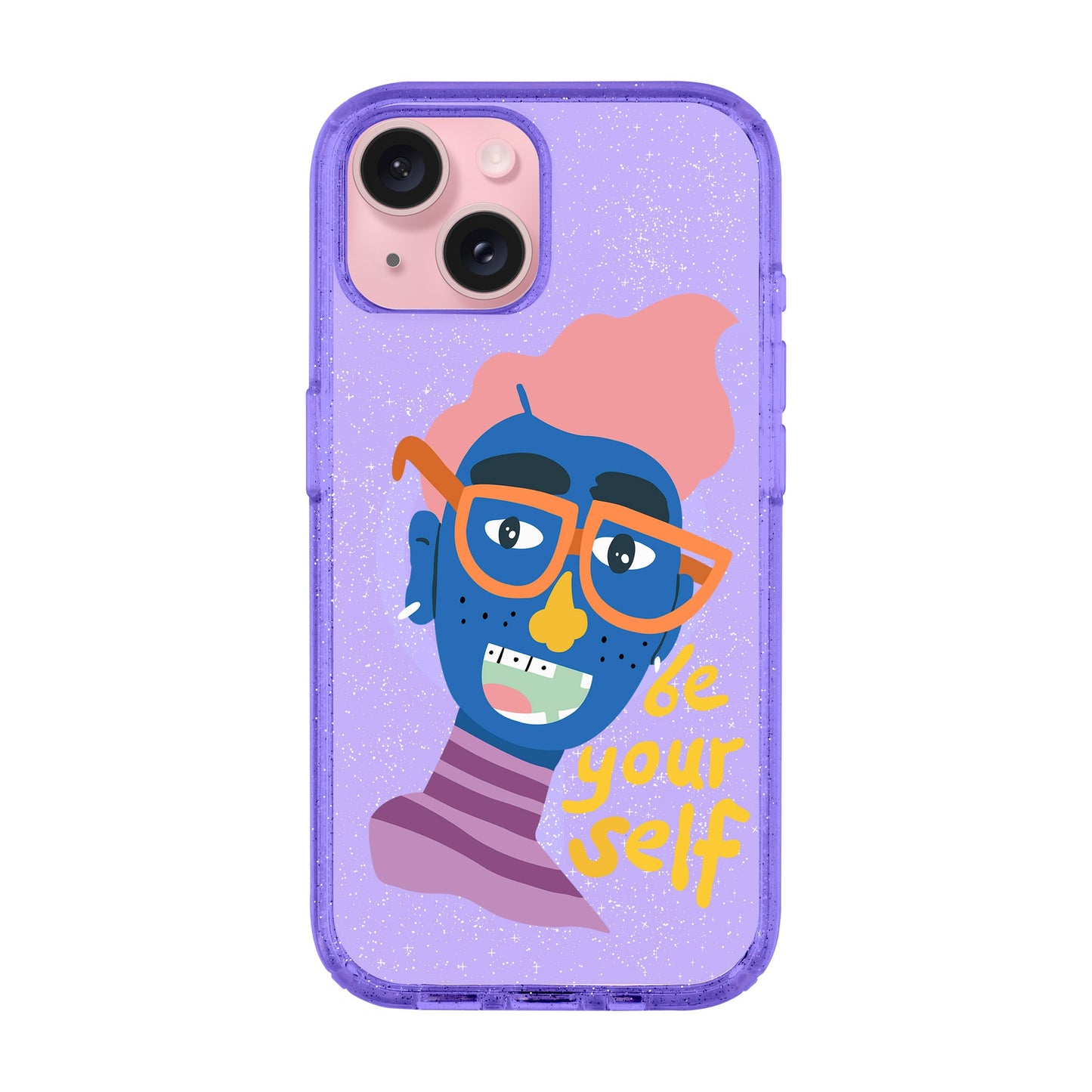 BE YOUR SELF-iPhone 14 Plus Shiny Kılıf MagSafe Özellikli