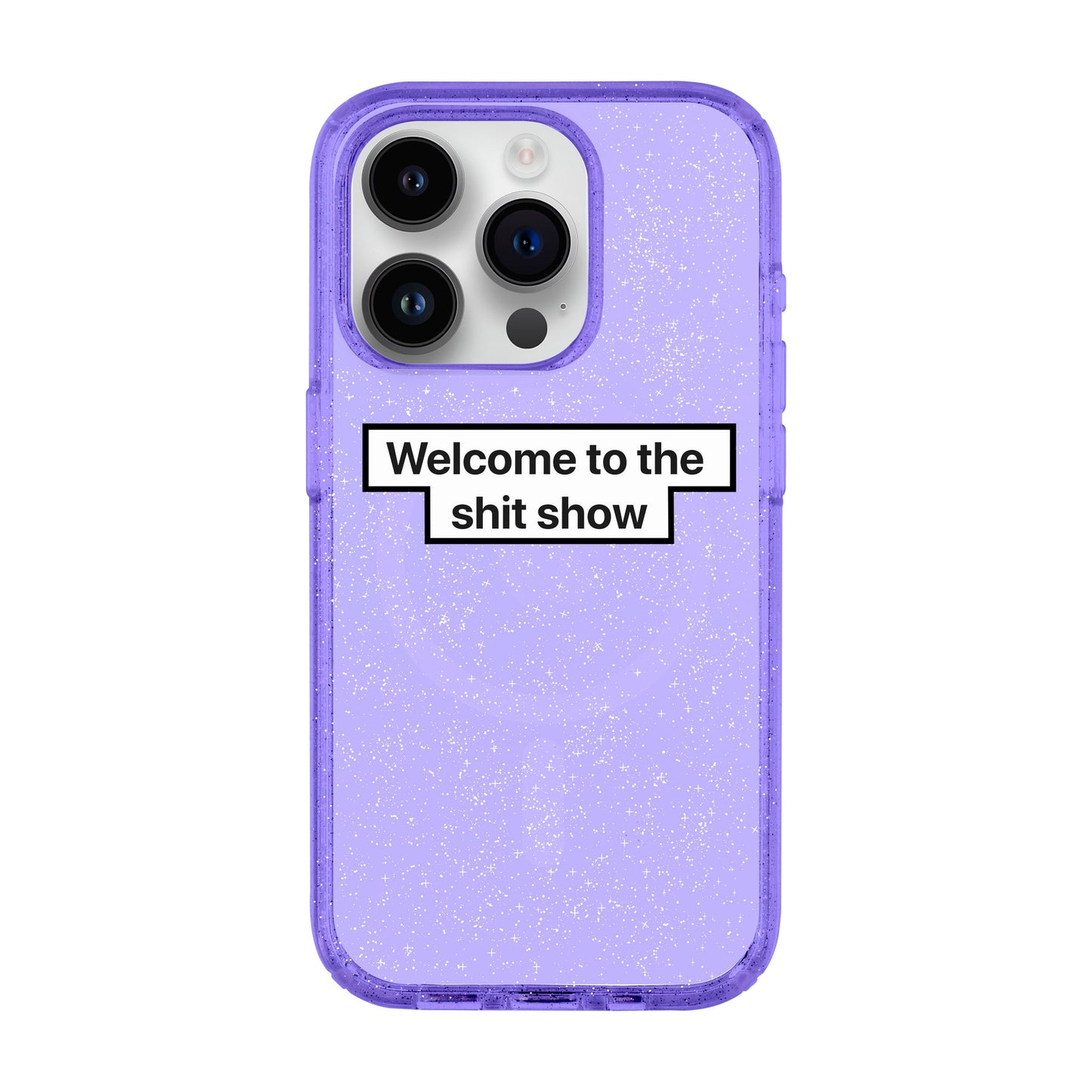 WELCOME-iPhone 14 Pro Shiny Kılıf MagSafe Özellikli