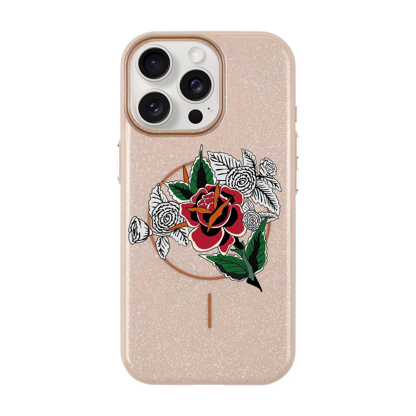DRY ROSE-iPhone 15 Pro Max Radiant Kılıf MagSafe Özellikli