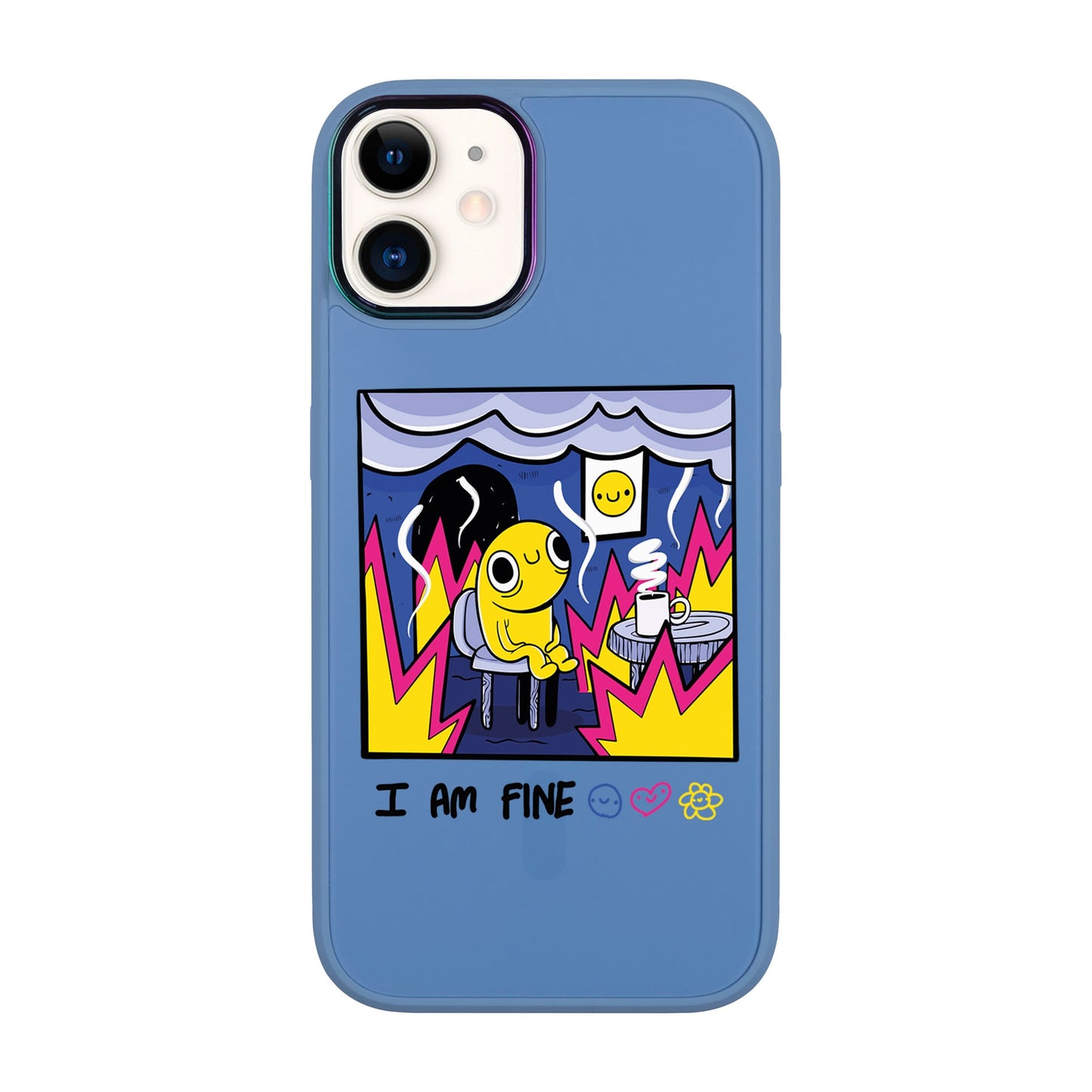 I AM FINE-iPhone 12 Vigor Kılıf MagSafe Özellikli