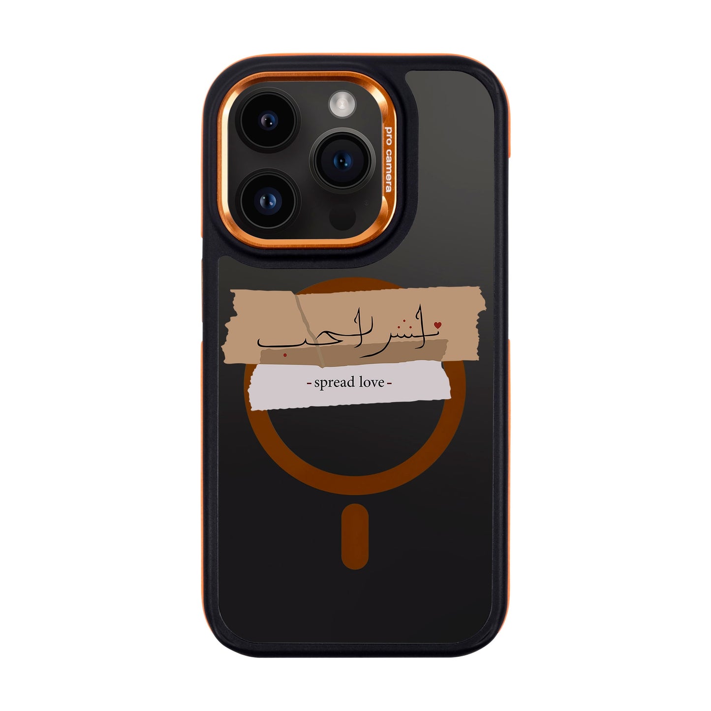 SPREAD LOVE-iPhone 14 Pro Dark Kılıf MagSafe Özellikli