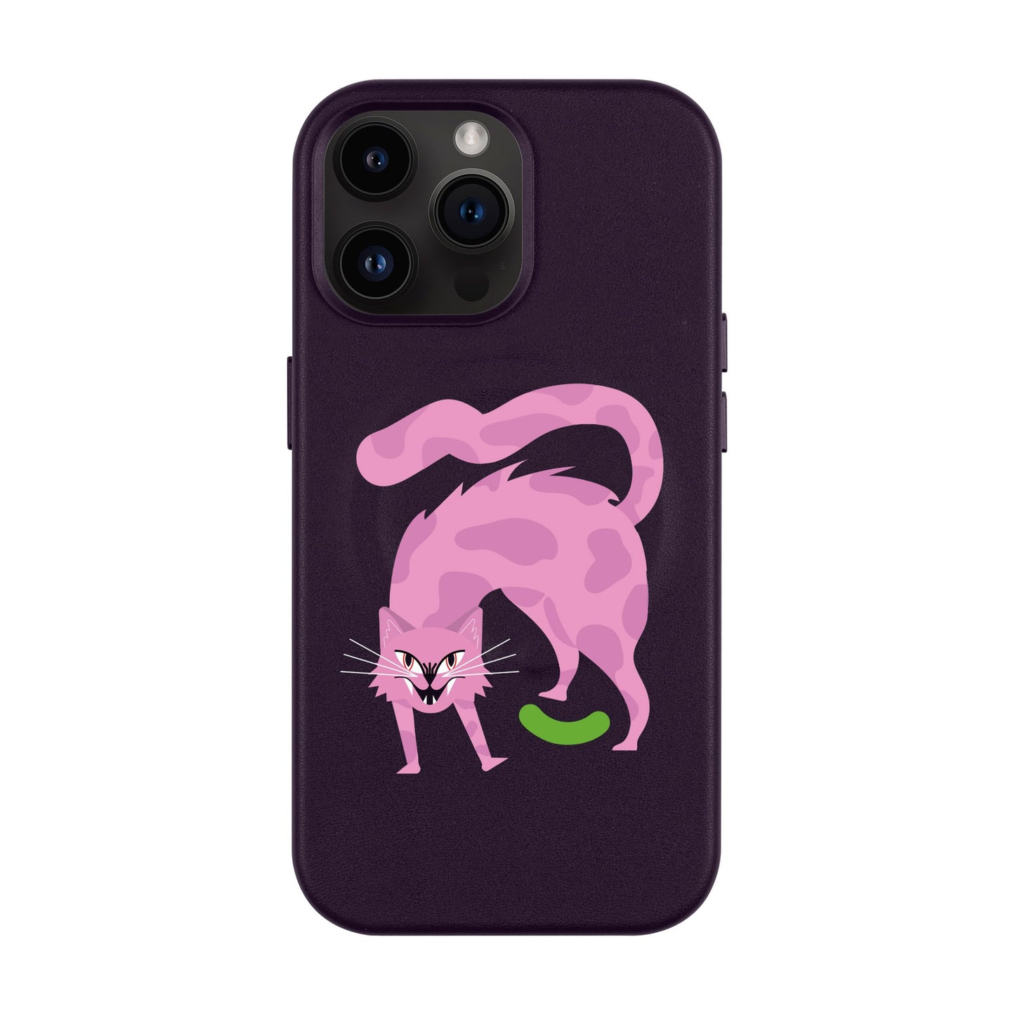 GRUMBLEPAWS-iPhone 14 Pro Max Leather Kılıf MagSafe Özellikli